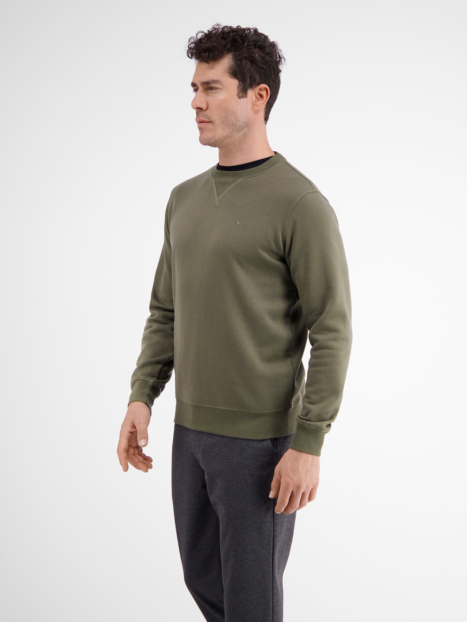 LERROS Sweatshirt »LERROS Leichter Sweater in Strukturqualität«