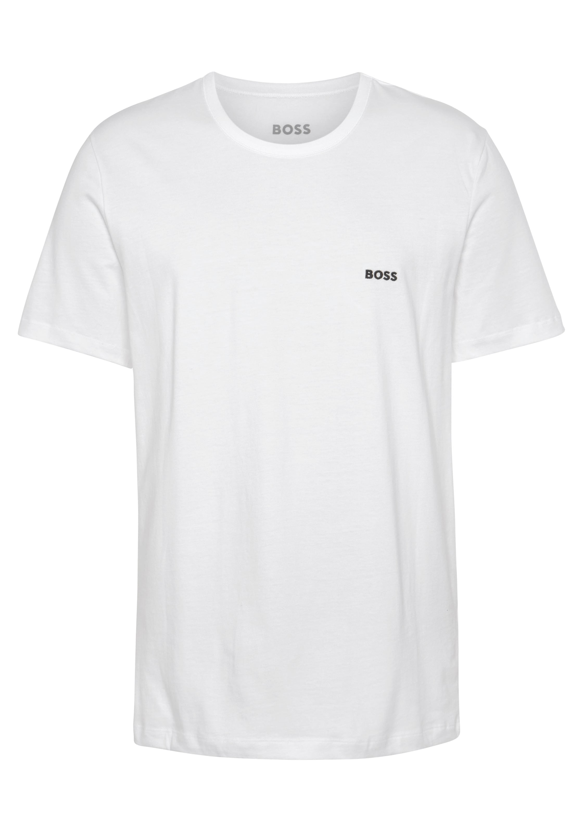 BOSS T-Shirt »Rundhals BOSS ONE x David Beckham«, (Packung, 3 tlg., 3er-Pack), mit dezentem BOSS Logo-Print