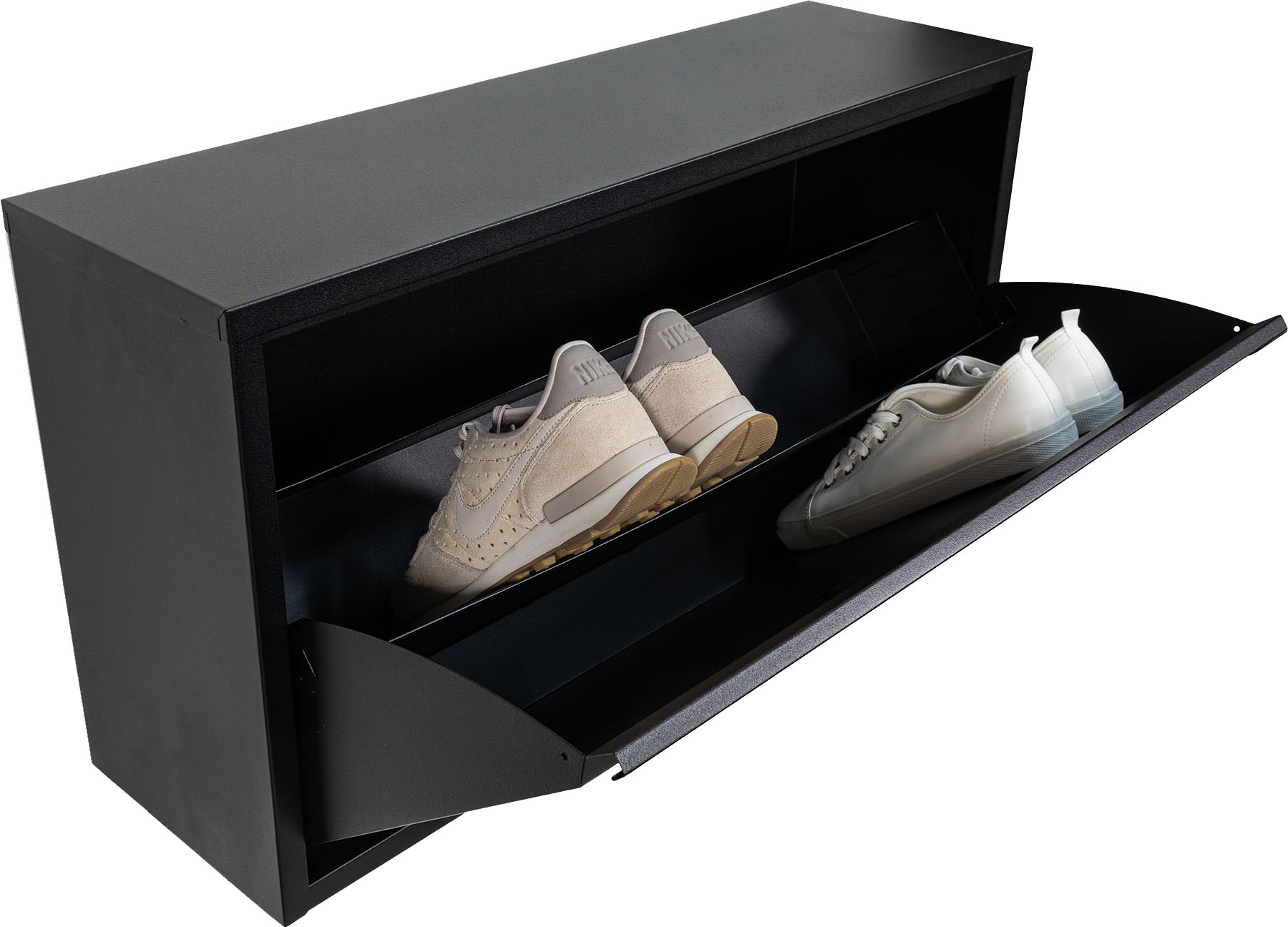 Spinder Design Schuhschrank »BILLY 1«, Stahlschuhschrank mit Doppelfach