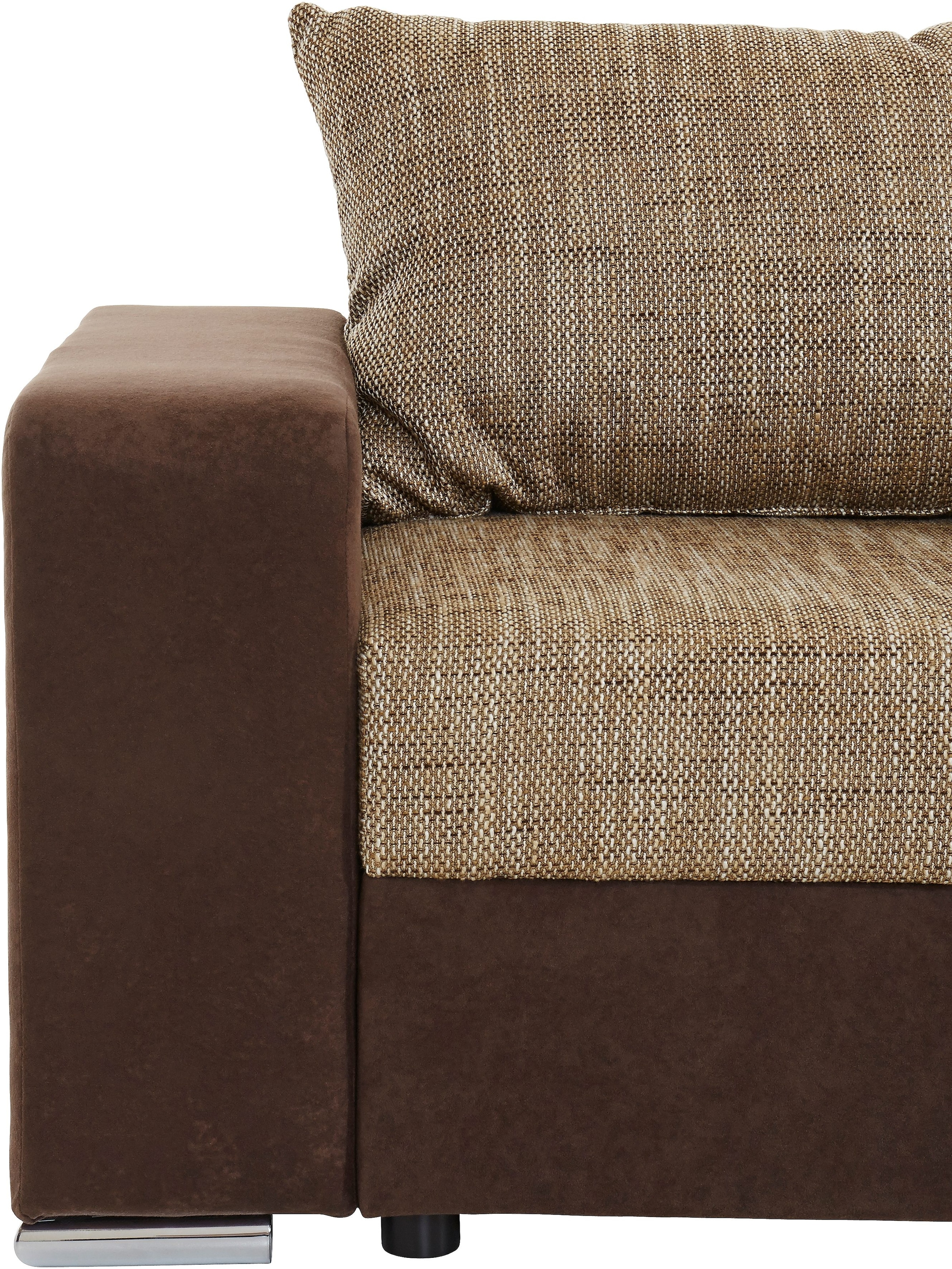 COLLECTION AB Ecksofa »John L-Form«, mit Bettfunktion, wahlweise mit Federkern
