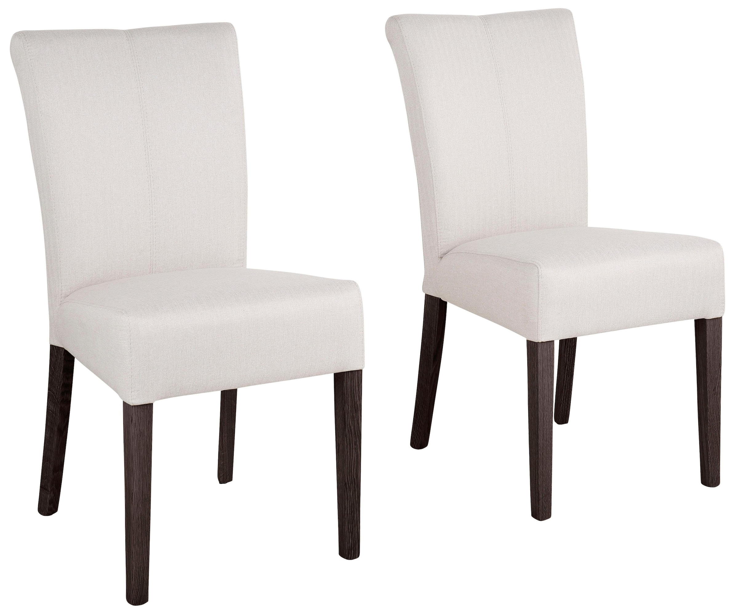 Home affaire Esszimmerstuhl "Queen" (Set) 2 Stk. Feinstruktur Beine aus mas günstig online kaufen