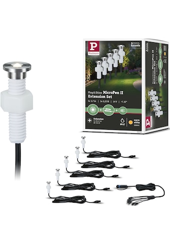 LED Einbauleuchte »Plug & Shine«, 5 flammig-flammig