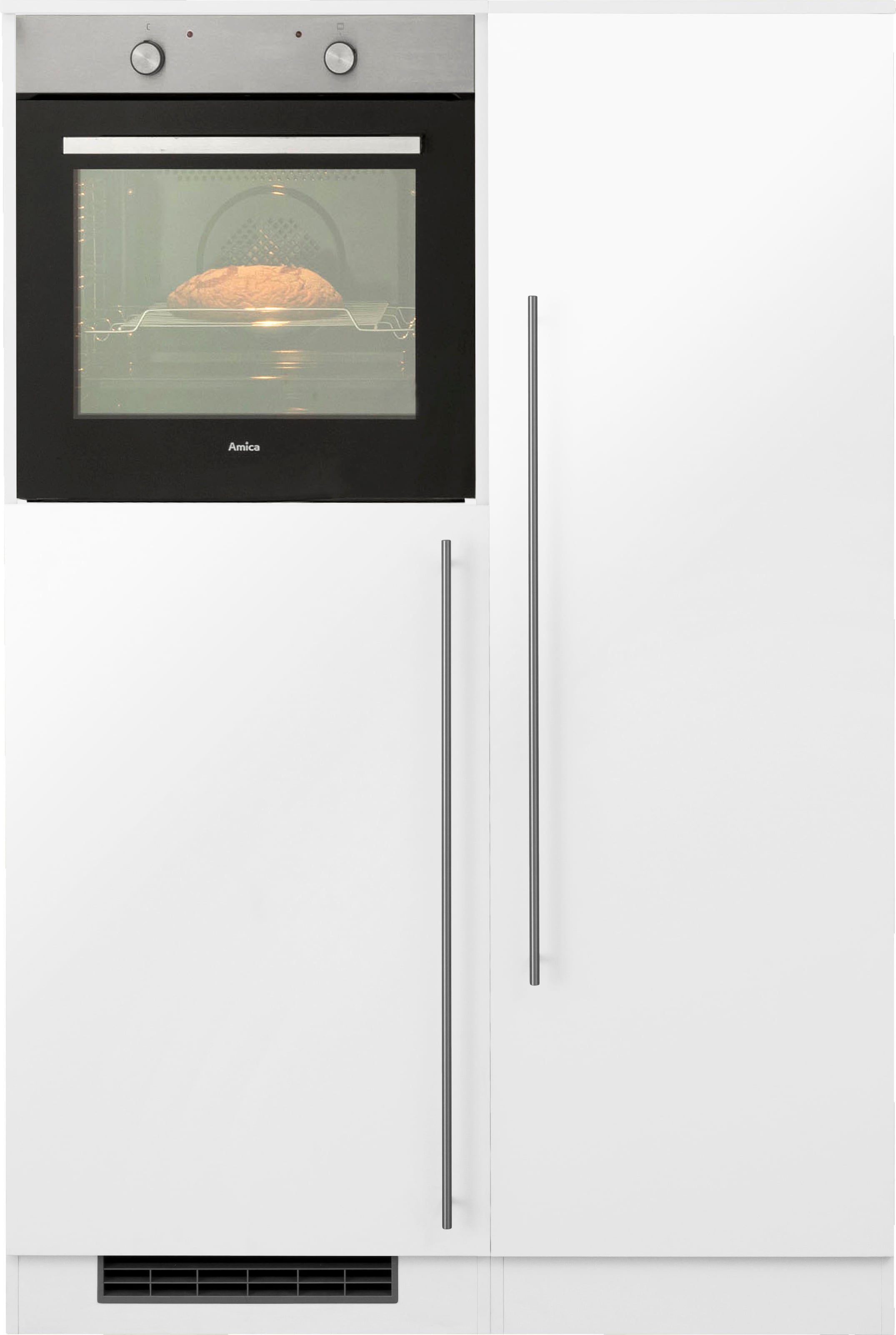 wiho Küchen Küche "Chicago", Back-/Kühlmodul, wahlweise mit E-Geräten, Breite 110 cm