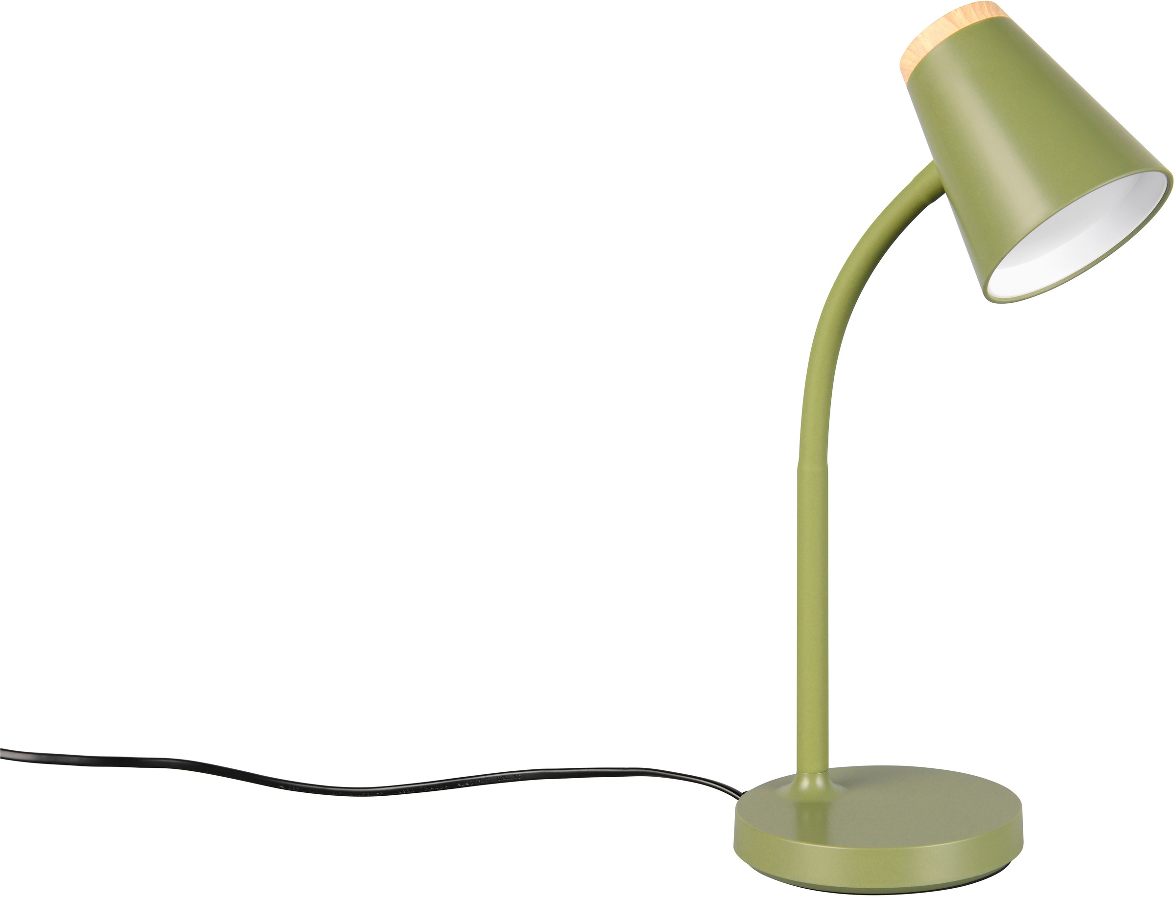 REALITY Leuchten LED Tischleuchte »PONGO, LED Tischleuchte m. Kippschalter, 4,5W 500 Lumen 3000K warmweiß«, 1 flammig, Leuchtmittel LED-Board | LED fest integriert, flexibel verstellbare Leselampe, Schreibtischlampe Höhe 36cm