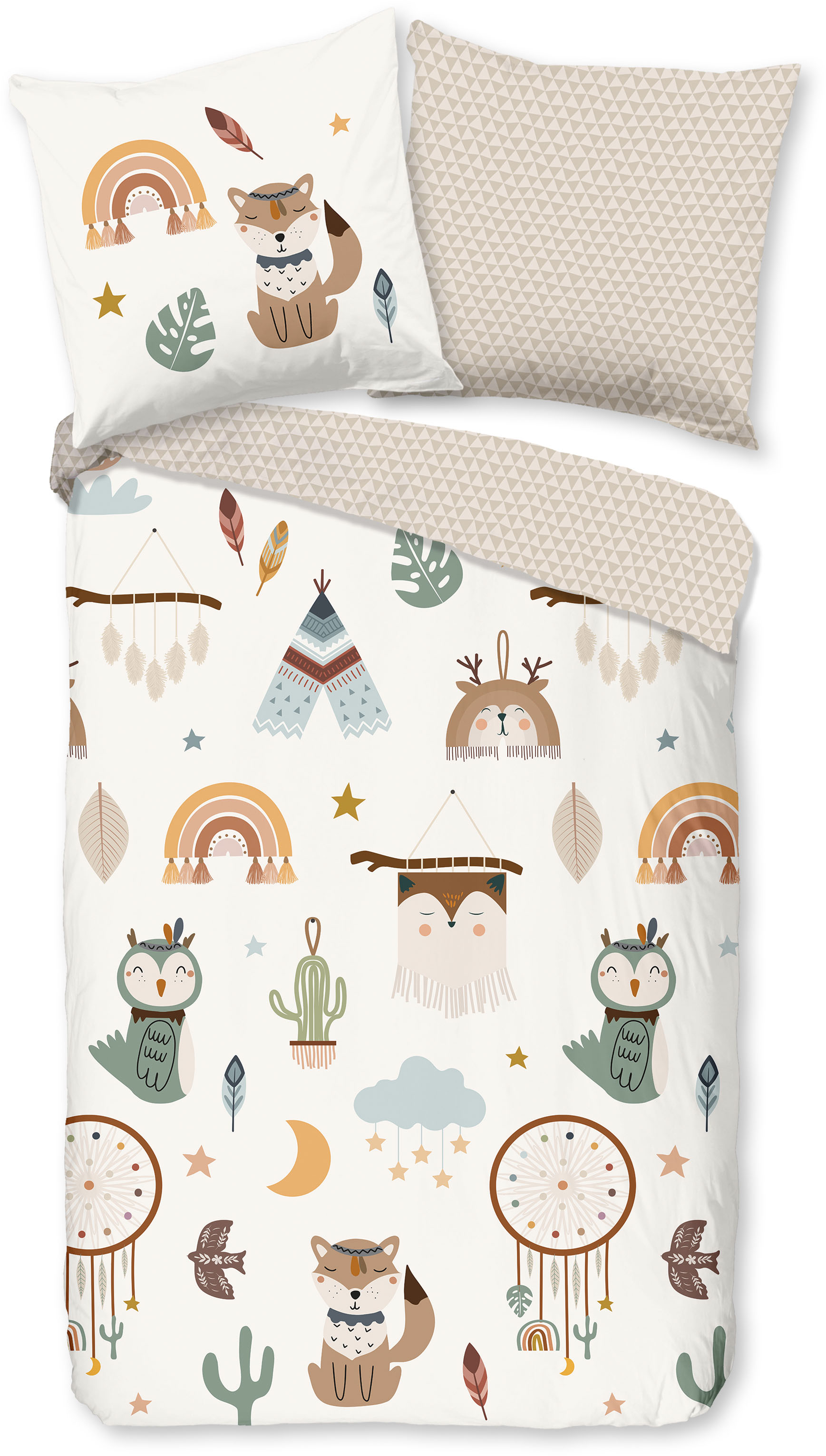 good morning Kinderbettwäsche "Remi" 2 Stk. tlg. 100% Baumwolle, 135x200, R günstig online kaufen