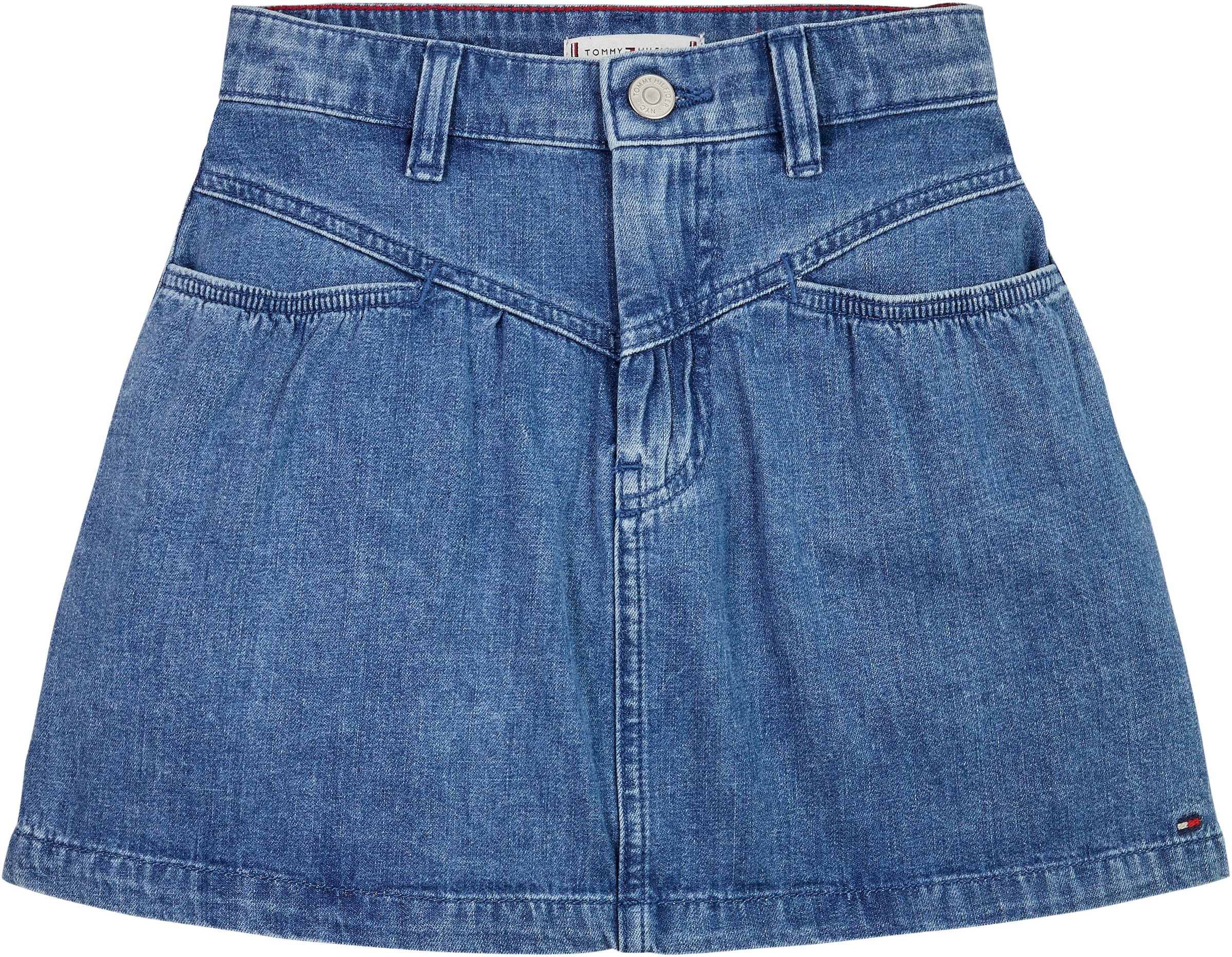 Tommy Hilfiger A-Linien-Rock »DENIM FRONT YOKE DETAIL SKIRT«, Kinder bis 16 Jahre