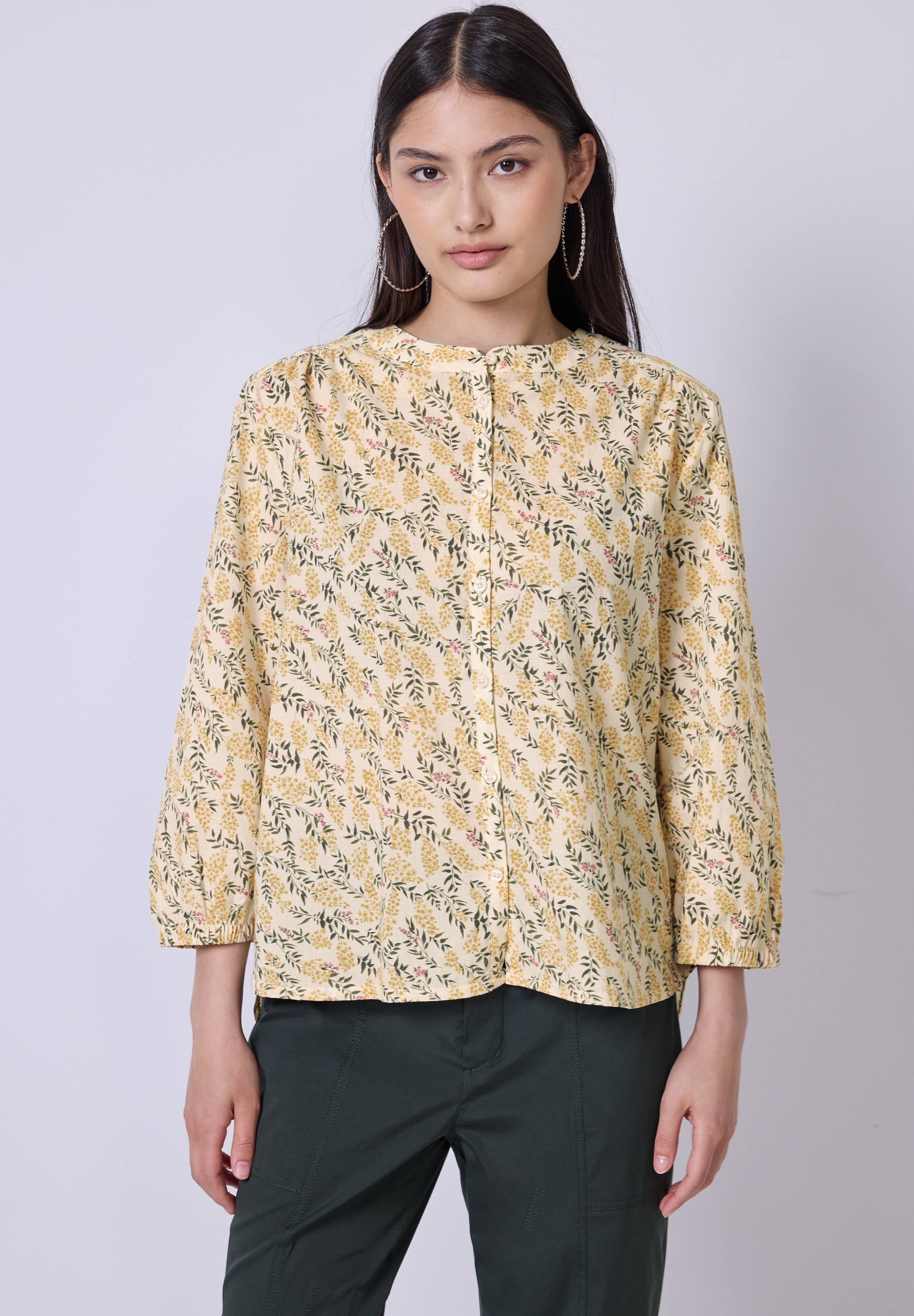 STREET ONE STUDIO Klassische Bluse, aus reiner Baumwolle günstig online kaufen