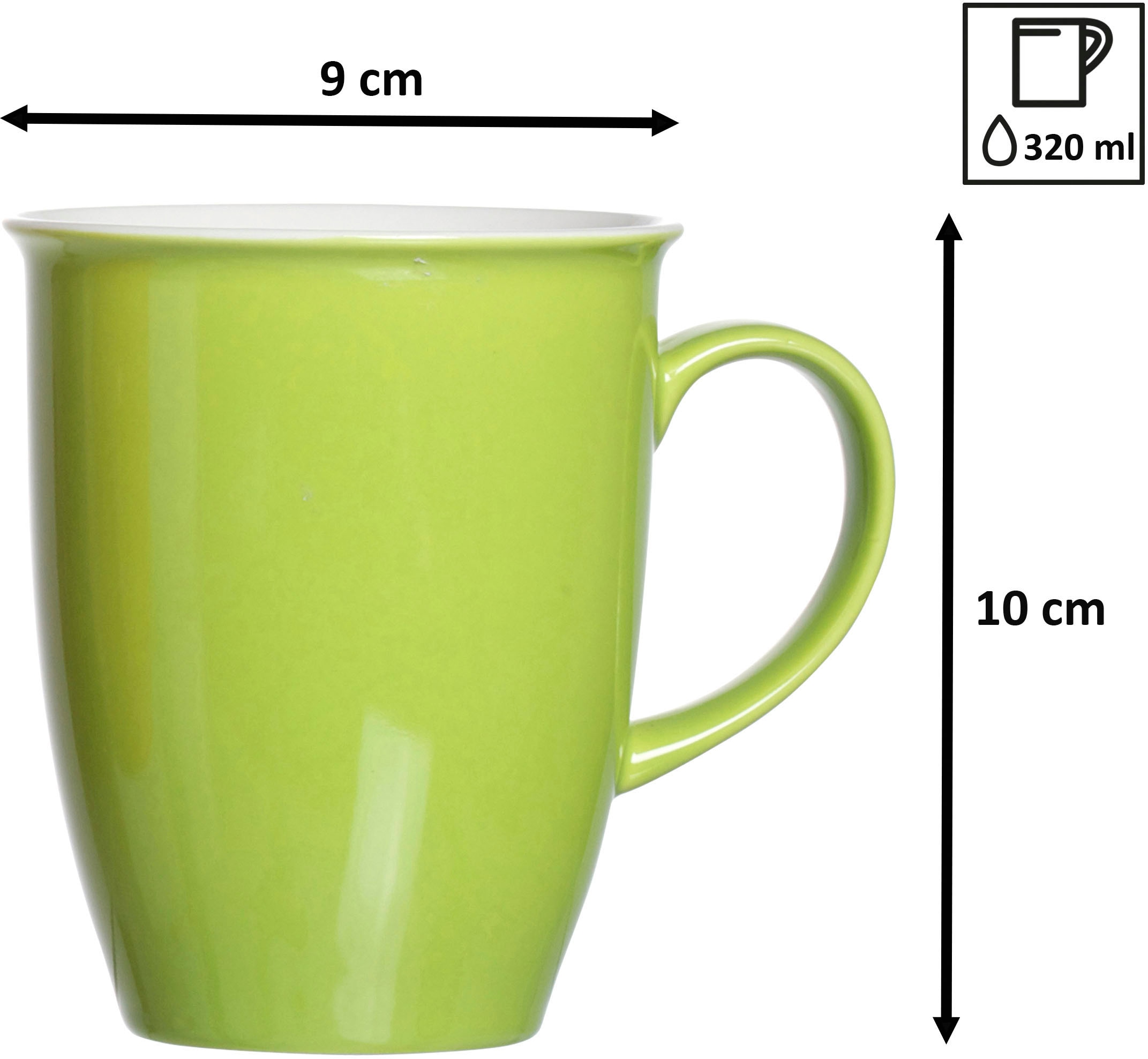 Ritzenhoff & Breker Becher »Doppio« 4-teilig