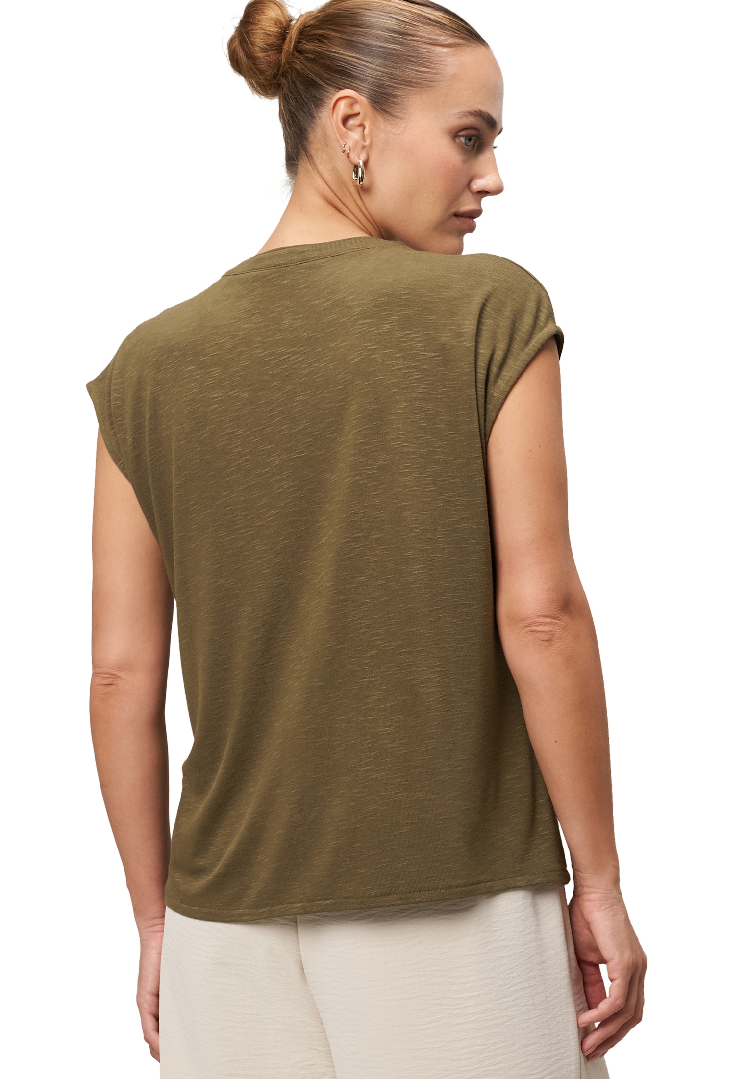 Zero T-Shirt »zero Shirt mit Knopfleiste«, (1 tlg.), Knopfleiste