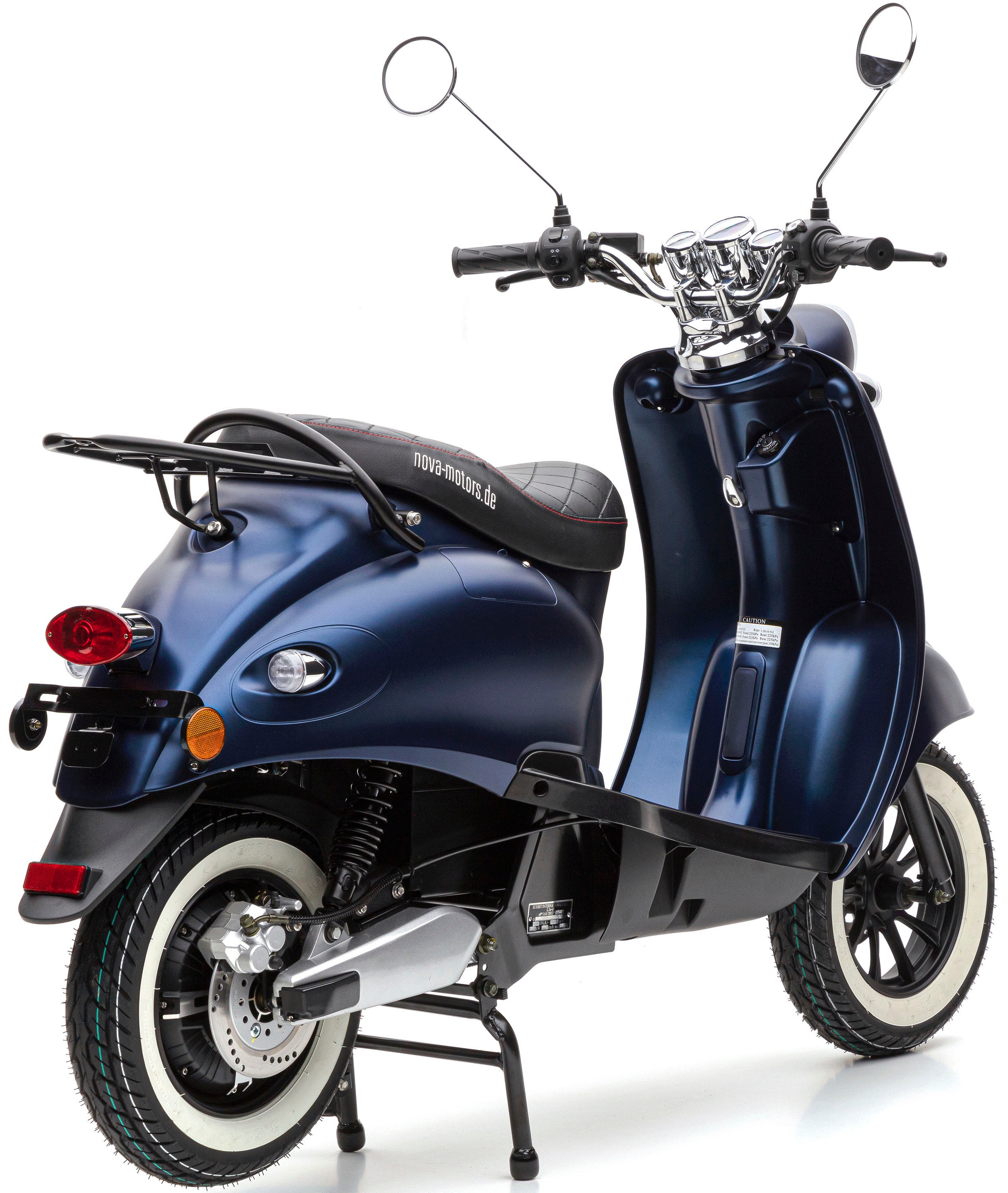 Nova Motors E-Motorroller »eRetro Star Li Premium«, Mit Weißwandreifen,  digitalem Tacho und gesteppter Sitzbank auf Rechnung online kaufen | BAUR