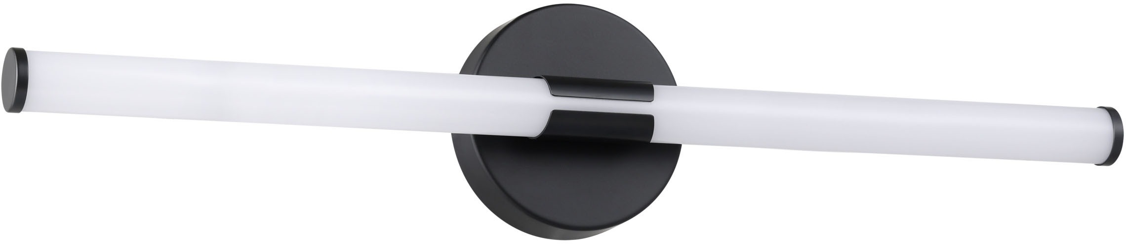 EGLO Spiegelleuchte "RAMOLA Spiegellampe - Stahl - LED - 11W - IP44", 1, H: 12cm, 1 Stk.schwarz, Badezimmer, Leuchten, Wandlampe, Badezimmerlampe,