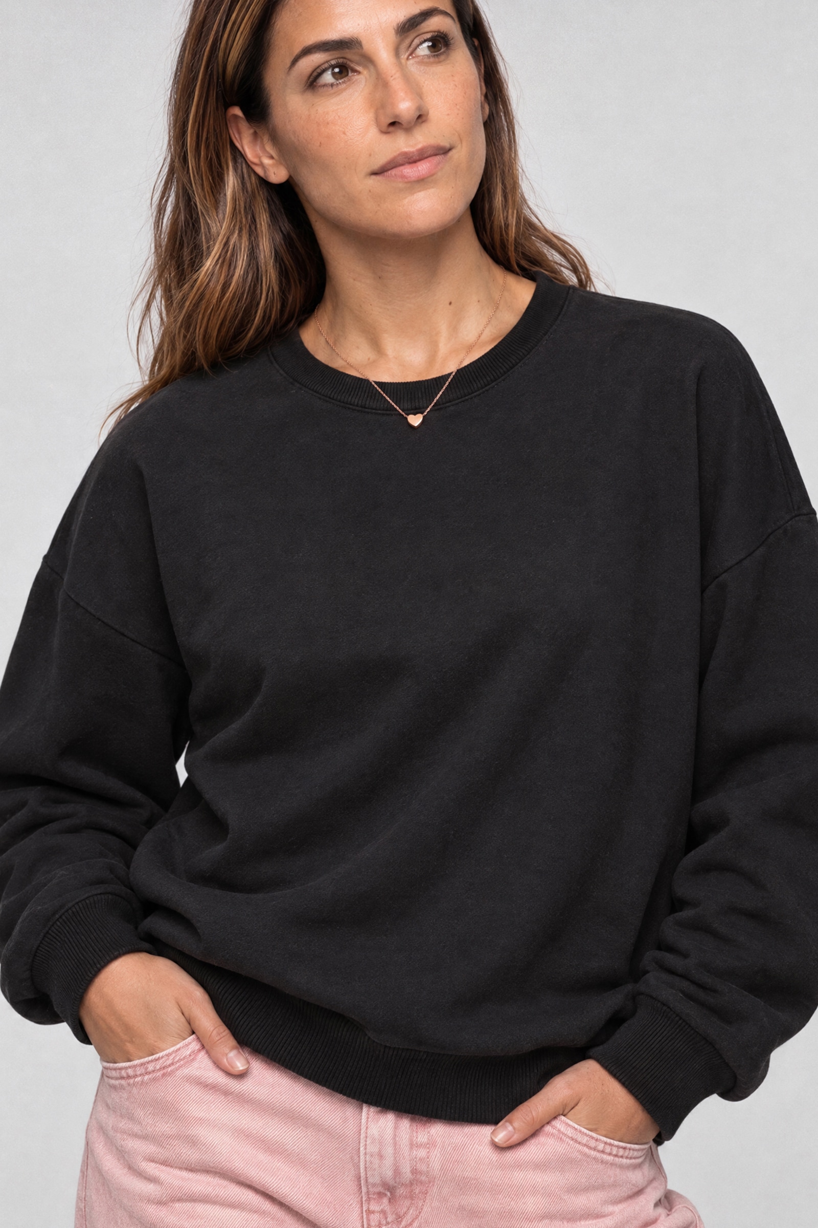 Alife & Kickin Sweatshirt , Überschnittene Schultern, Rippbündchen, sechs Schriftmotive
