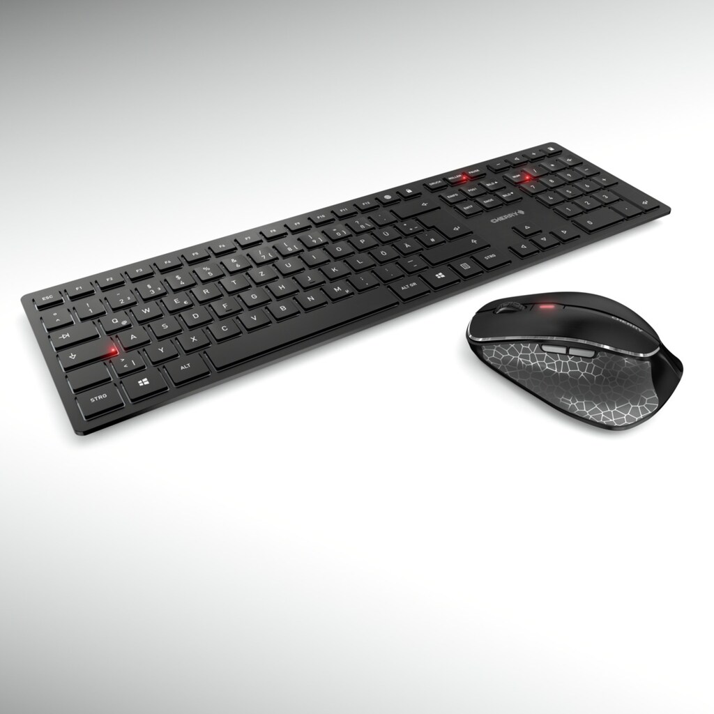 Cherry Tastatur- und Maus-Set »DW 9500 SLIM«, (Set)