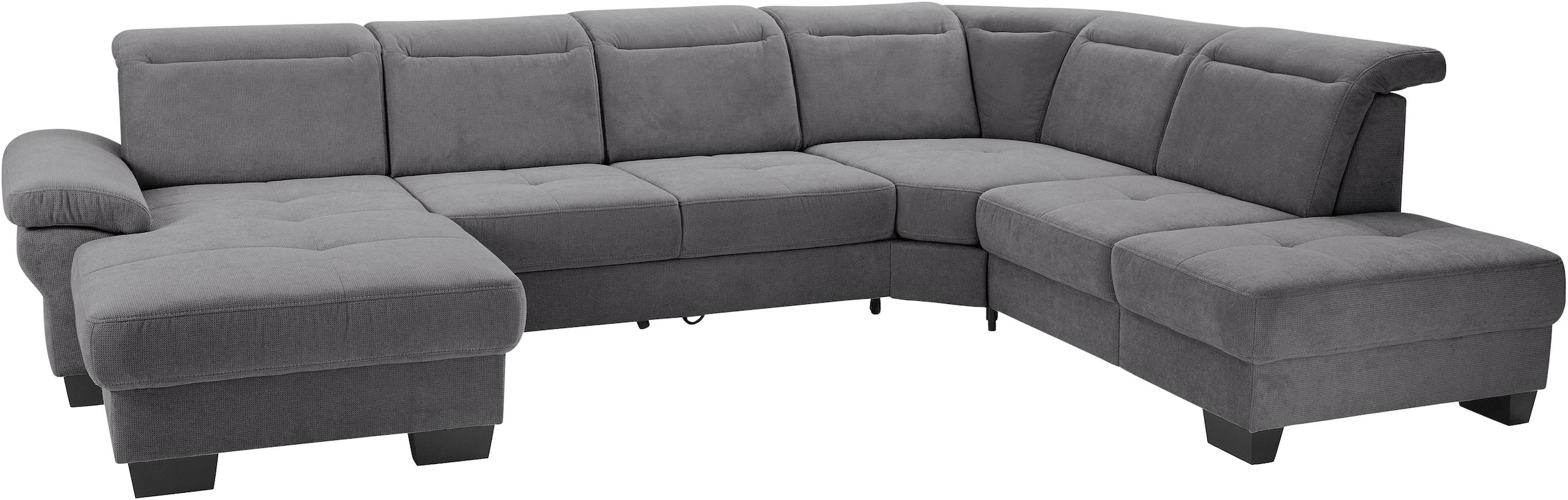 PLACES OF STYLE Wohnlandschaft "Cornwall U-Form" inkl. Sitztiefenverstellun günstig online kaufen