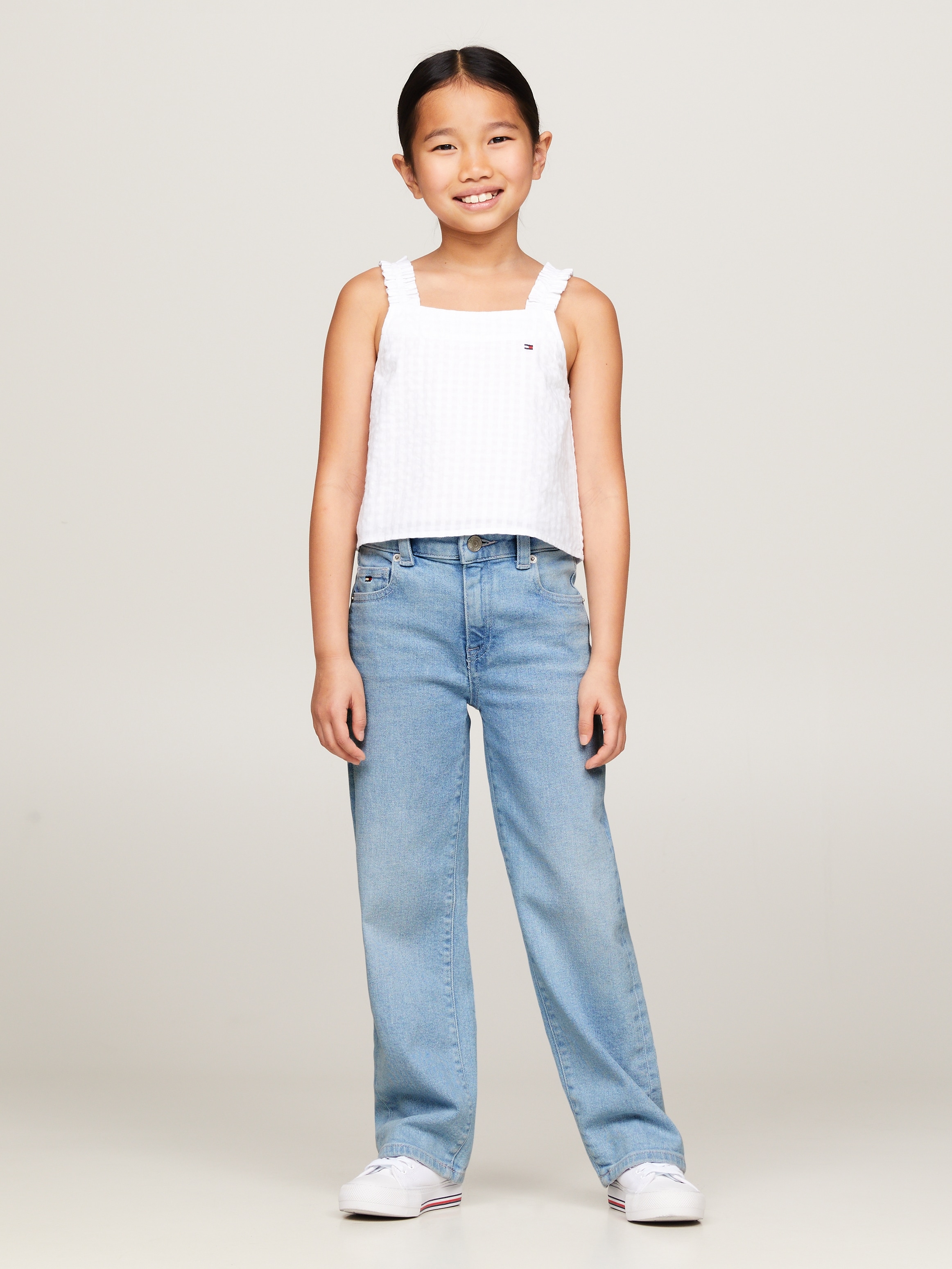 Tommy Hilfiger Girlfriend-Jeans »GIRLFRIEND LIGHT USED«, Kinder bis 16 Jahre