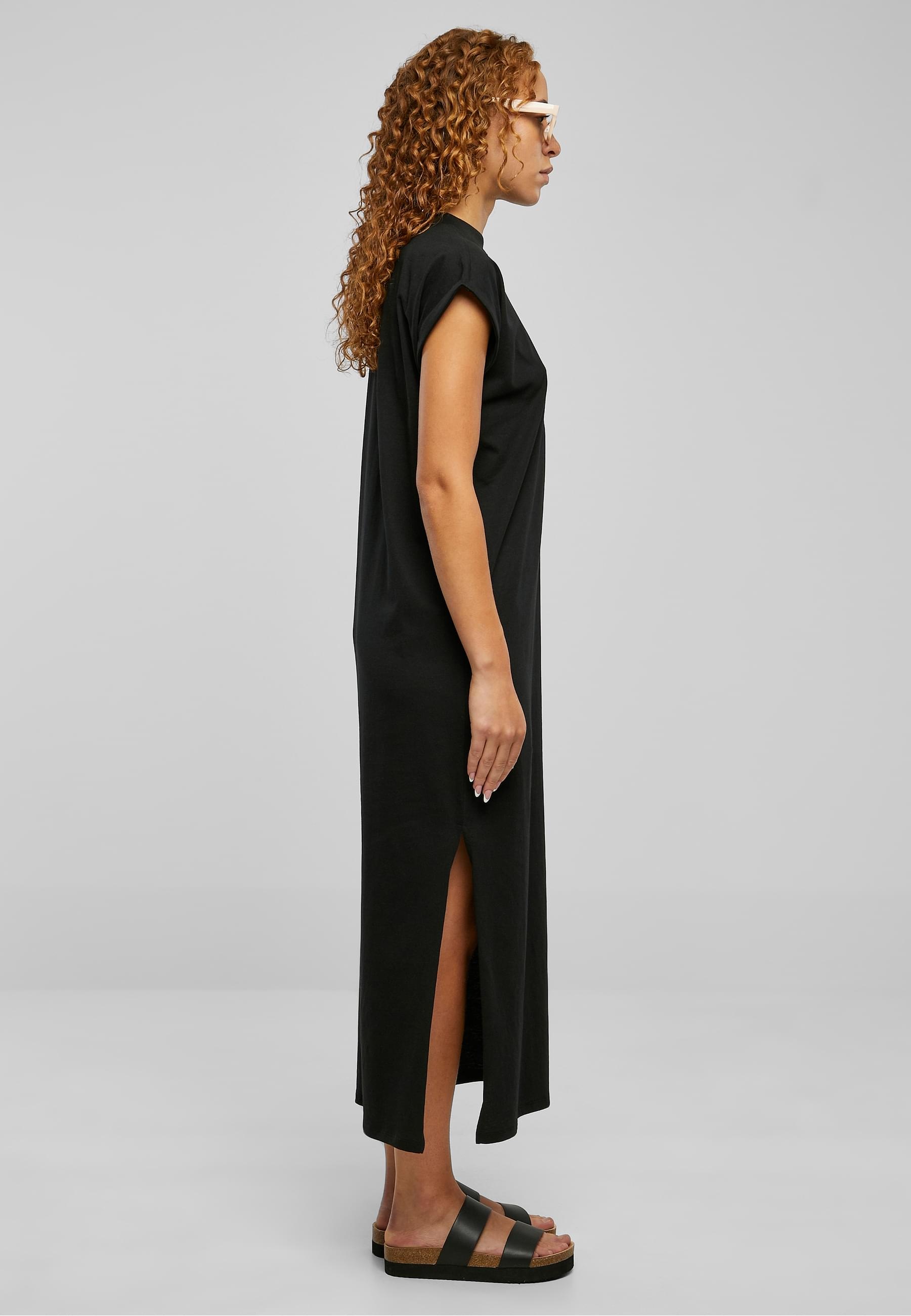 URBAN CLASSICS Shirtkleid »Urban Classics Damen Ladies Long Extended Shoulder Dress«, (1 tlg.)