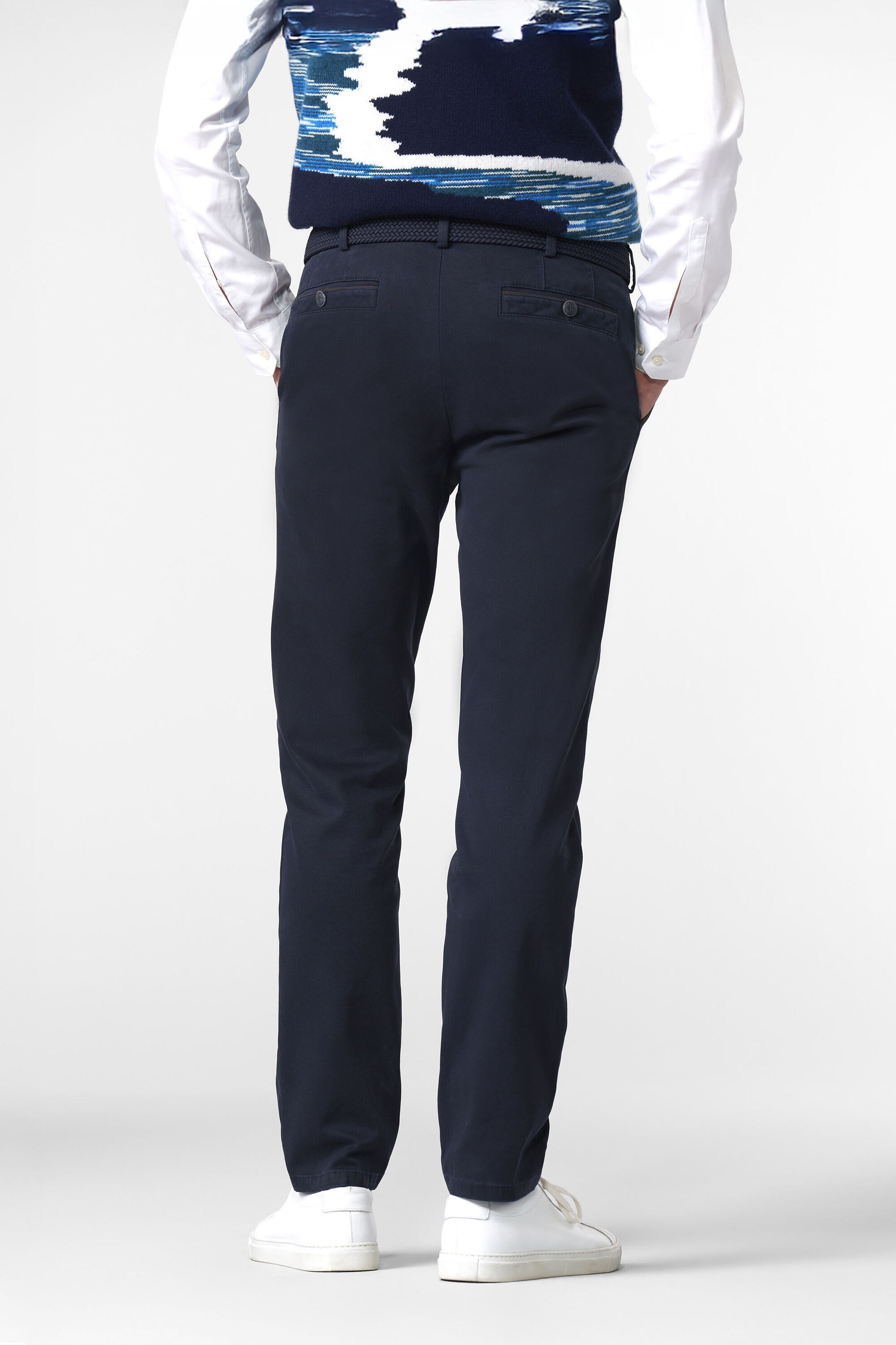 MEYER Chinos »NEW YORK«  mit Micro Print