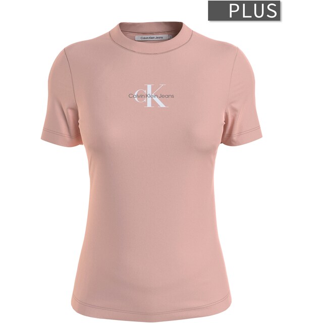 Calvin Klein Jeans Plus T-Shirt »PLUS MONOLOGO SLIM FIT TEE« online  bestellen | BAUR