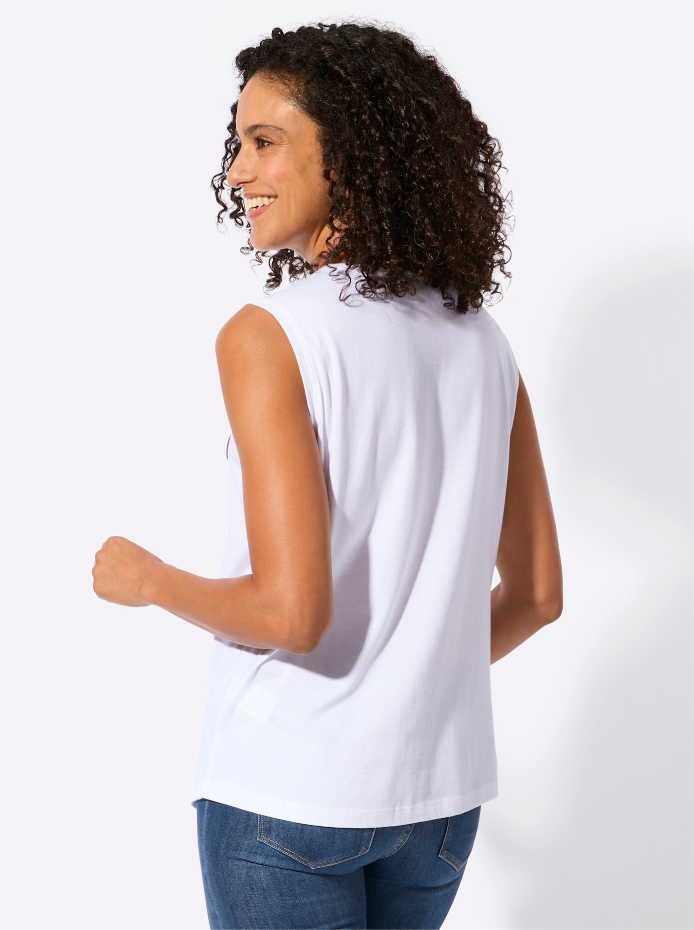 Casual Looks Women's Shirt Top White Size 46 2