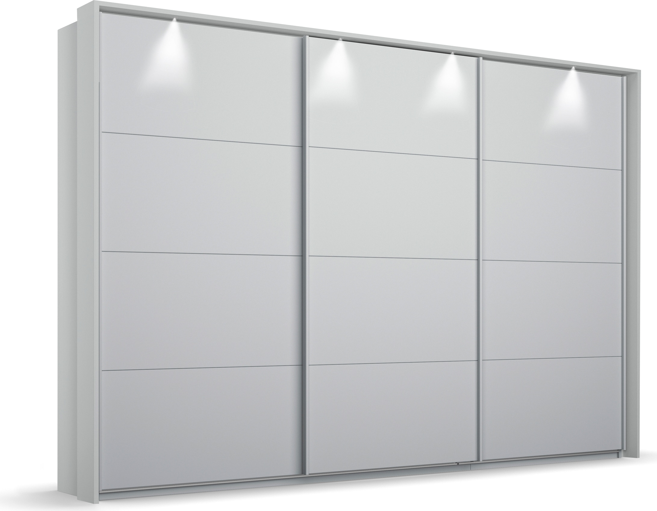 OTTO home Kleiderschrank "Mehrzweckschrank Aktenschrank Möbel Mietswohnung Schlafzimmer OTELI" Breiten 211/278/323/368 cm Höhen 214/233 cm, inkl. Passepartout optional mit Beleuchtung MADE IN GERMANY