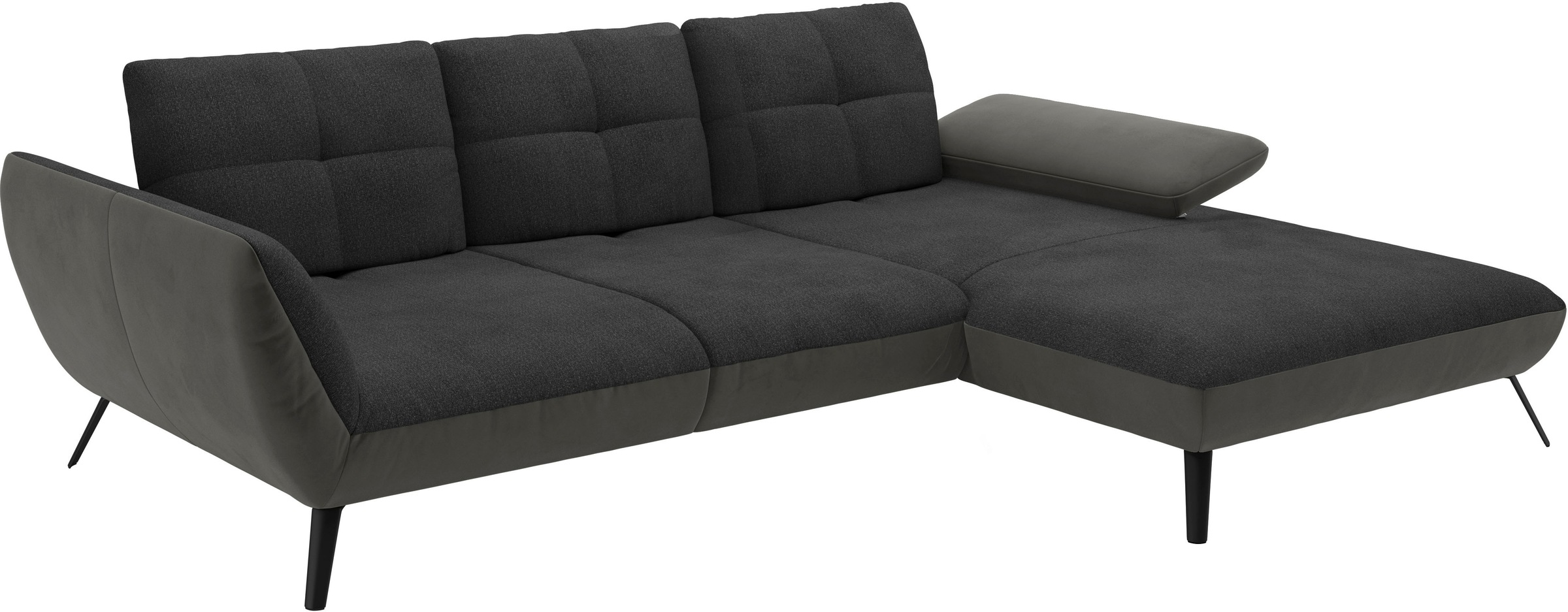 Places of Style Ecksofa »Mikado L-Form«, inkl. Sitztiefenverstellung und Armteilverstellung