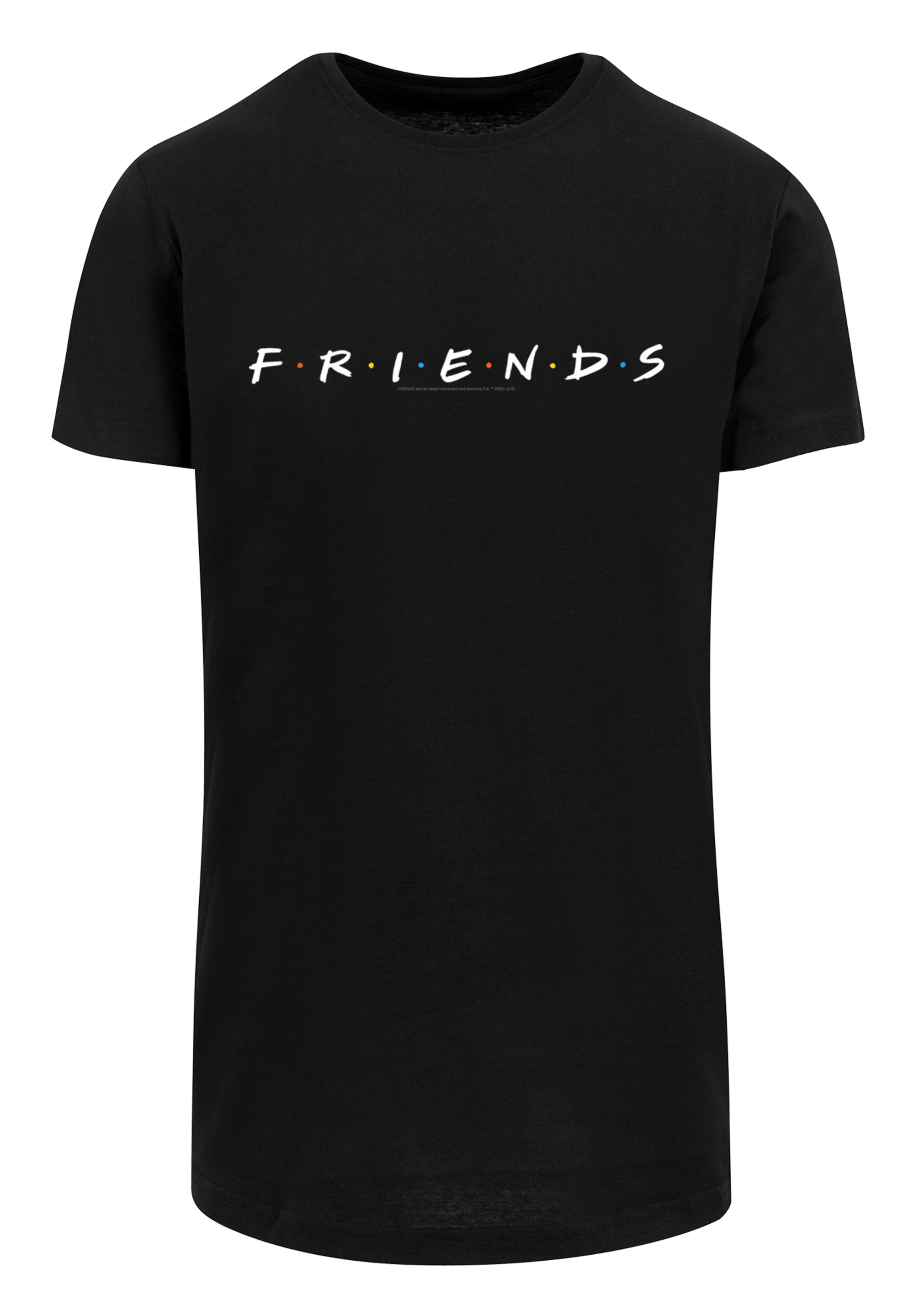 F4NT4STIC T-Shirt »Long Cut T-Shirt 'Friends Text Logo'«, Herren,Premium Merch,Lang,Longshirt,Bedruckt