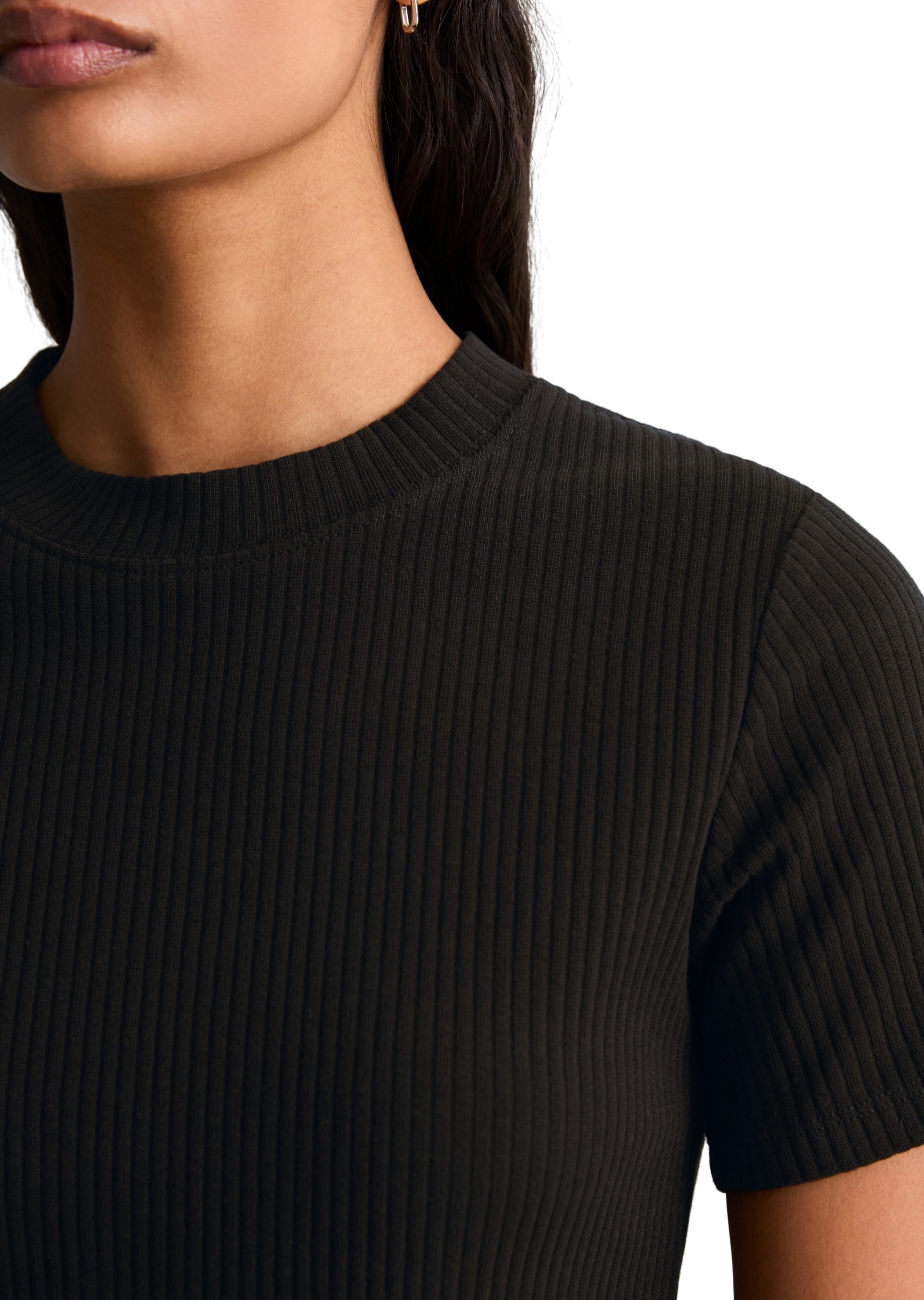 Marc O'Polo DENIM T-Shirt »aus elastischem Bio-Baumwolle-Mix«