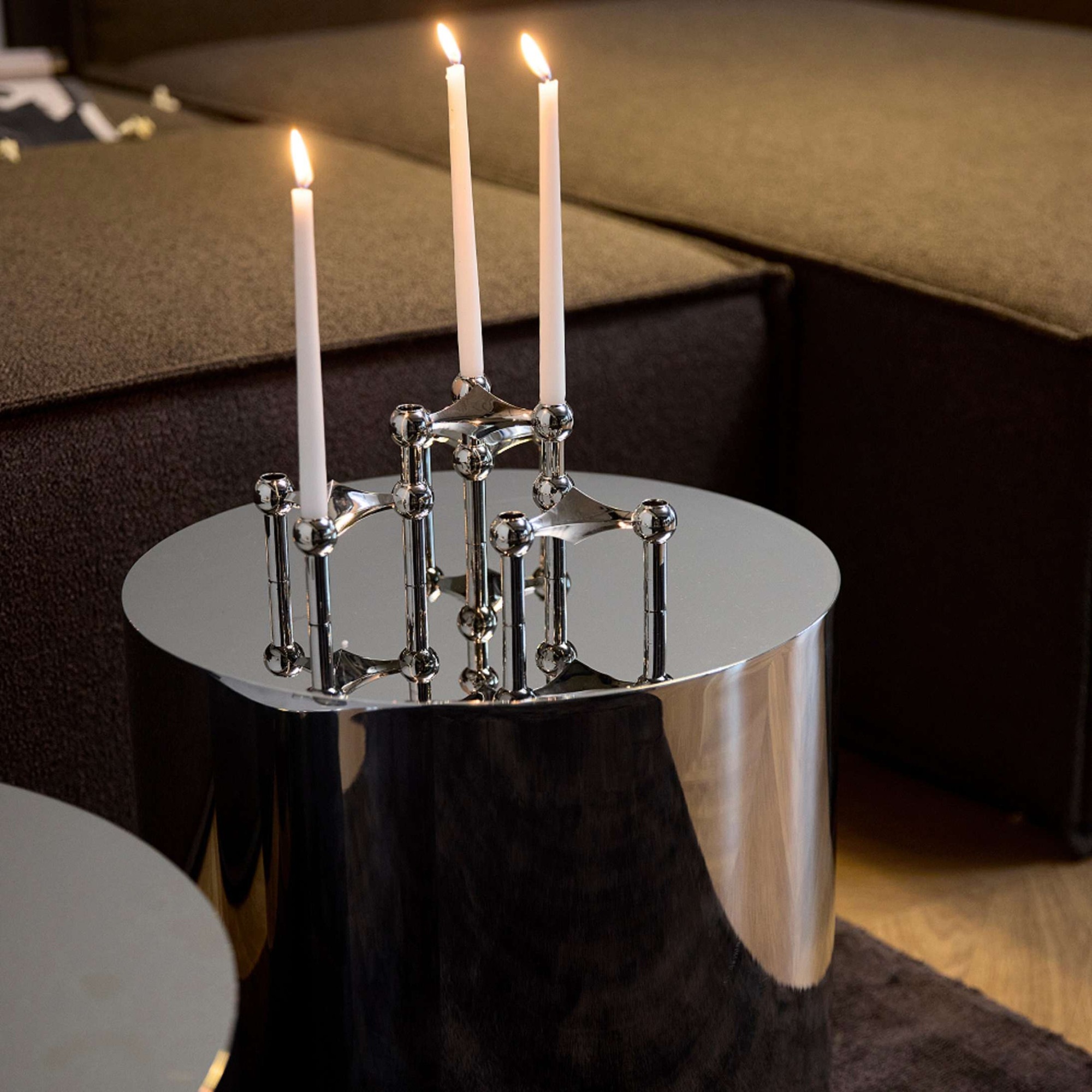 INNOVATION LIVING ™ Couchtisch »Tin Drum Tisch Ø40« 1 Stk. tlg. Minimalistisches Design, hochglanz Oberfläche