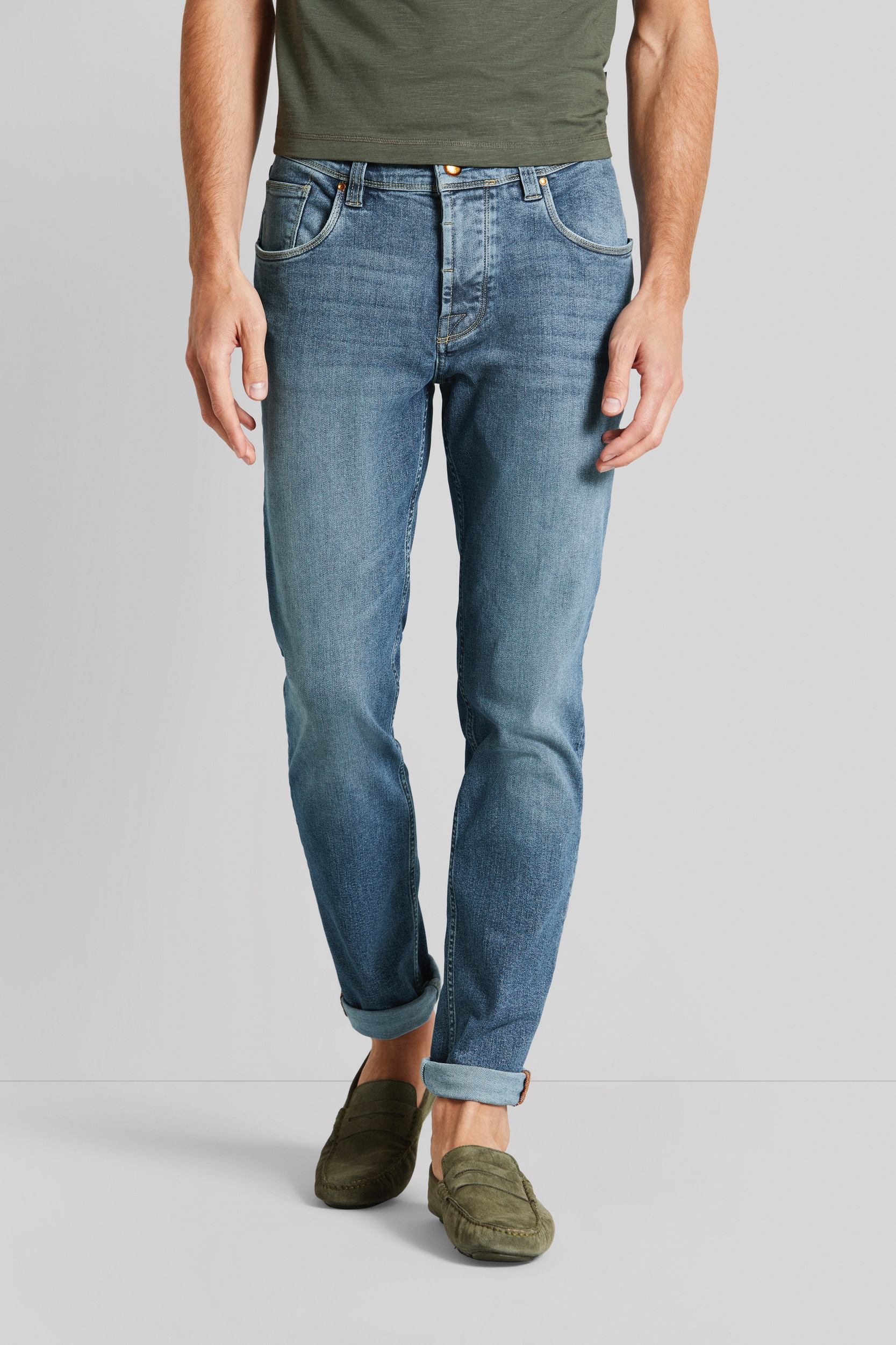 bugatti 5-Pocket-Jeans, aus elastischer Baumwolle