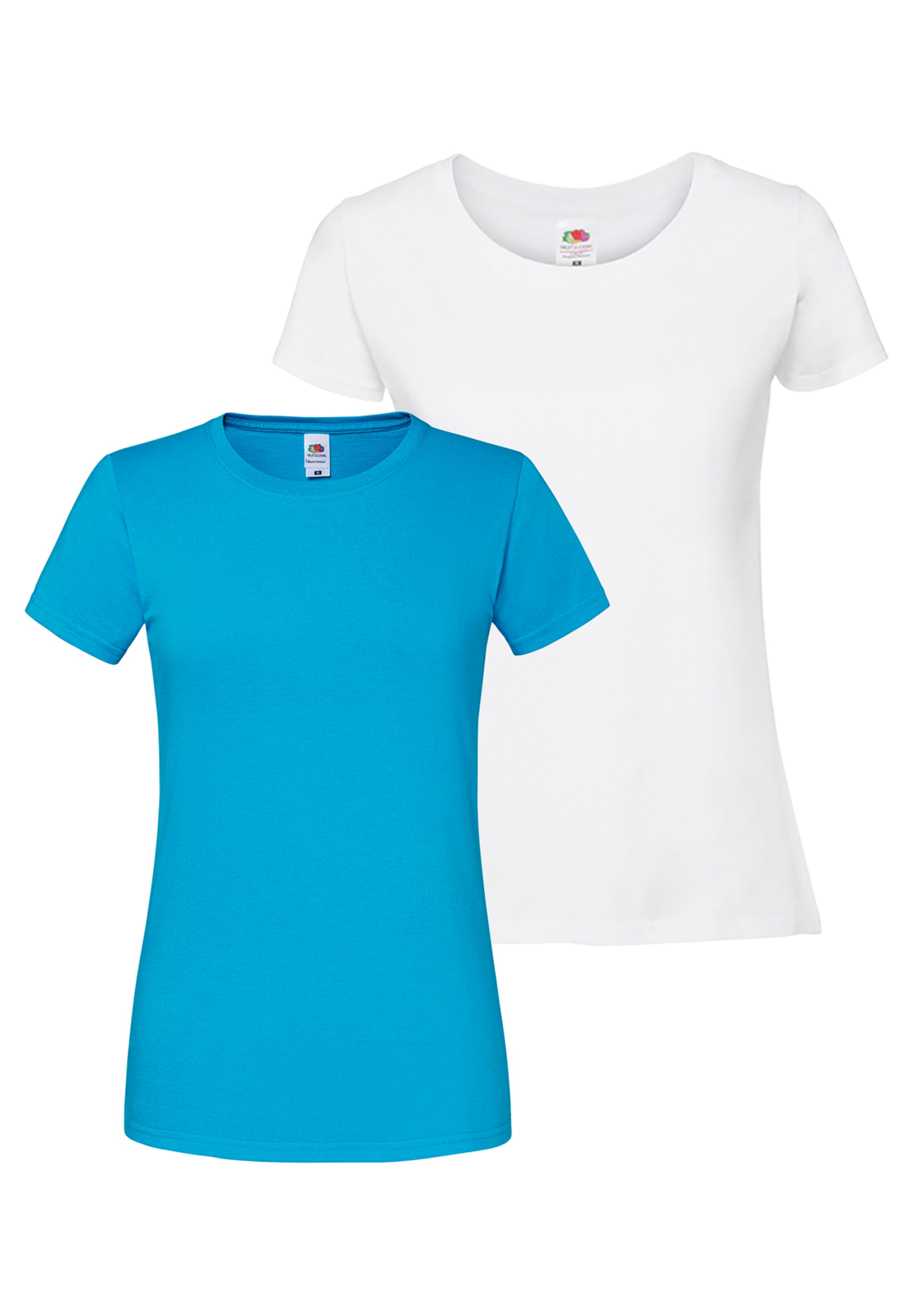 Fruit of the Loom Rundhalsshirt "Lady Fit Premium", 2 Stk. günstig online kaufen
