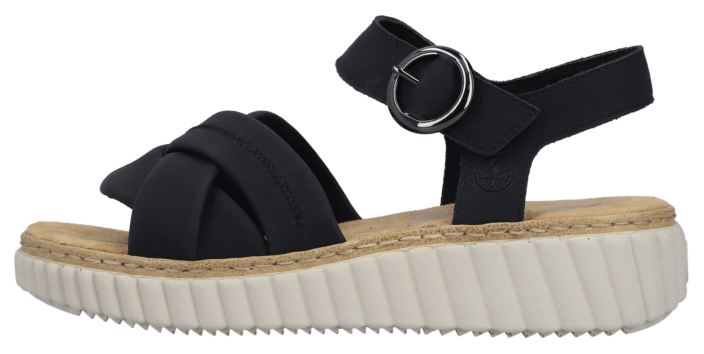 Rieker Sandale  Sommerschuh, Urlaubsschuh mit Überkreuzbangen