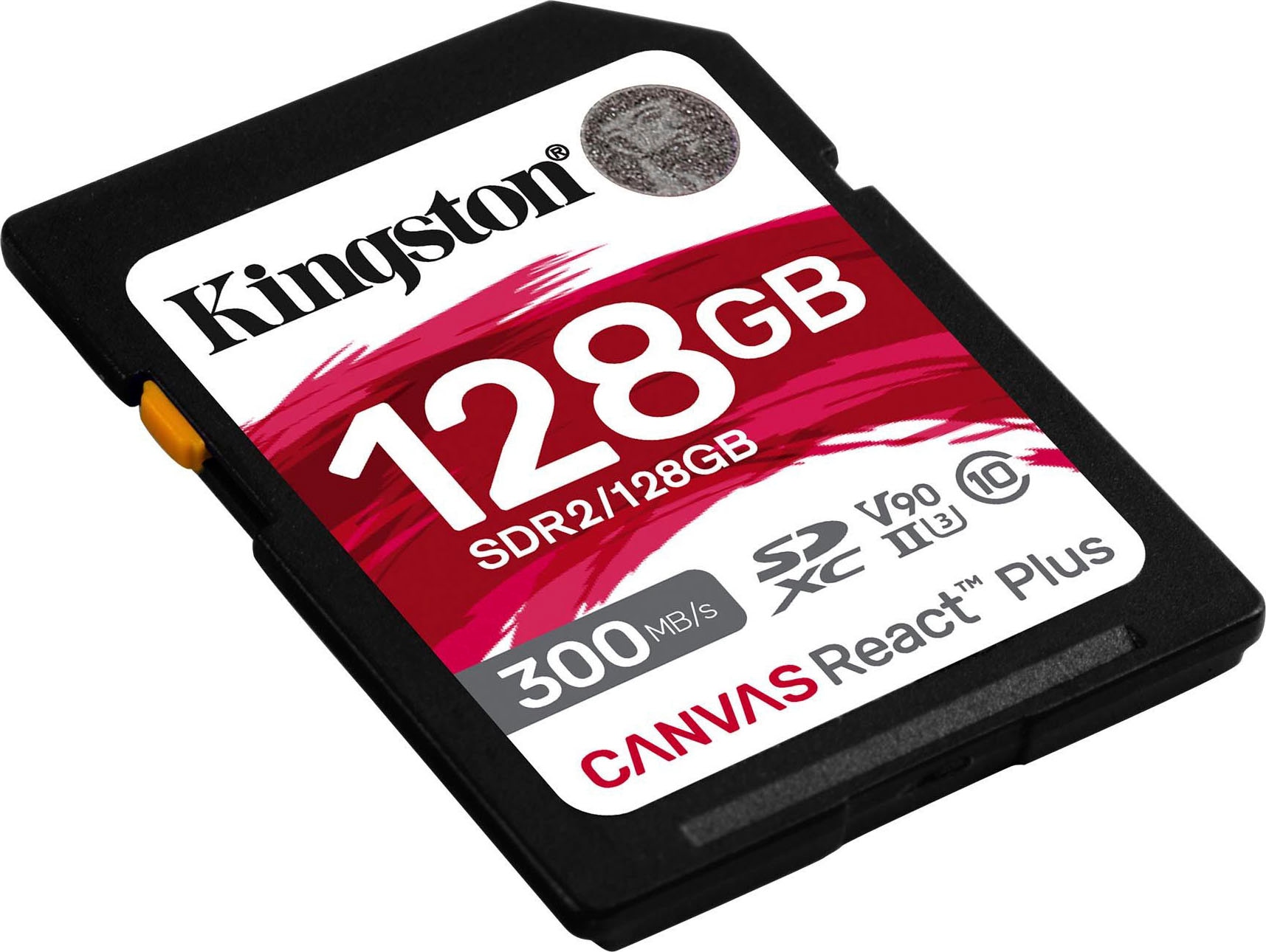 Kingston Speicherkarte »Canvas React Plus SD 128GB«, (Class 10 300 MB/s Lesegeschwindigkeit)