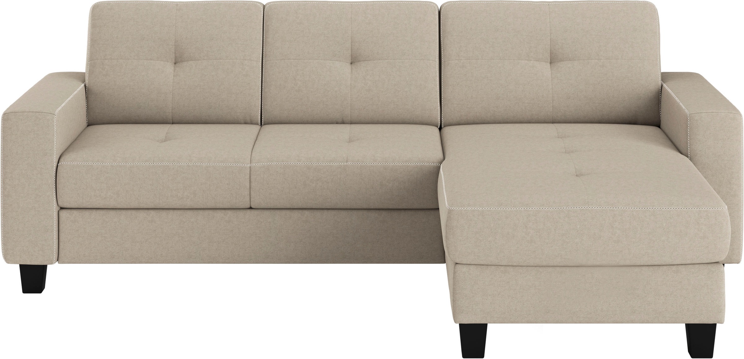 Home affaire Ecksofa »Varese« wahlweise mit Bettfunktion und Bettkasten