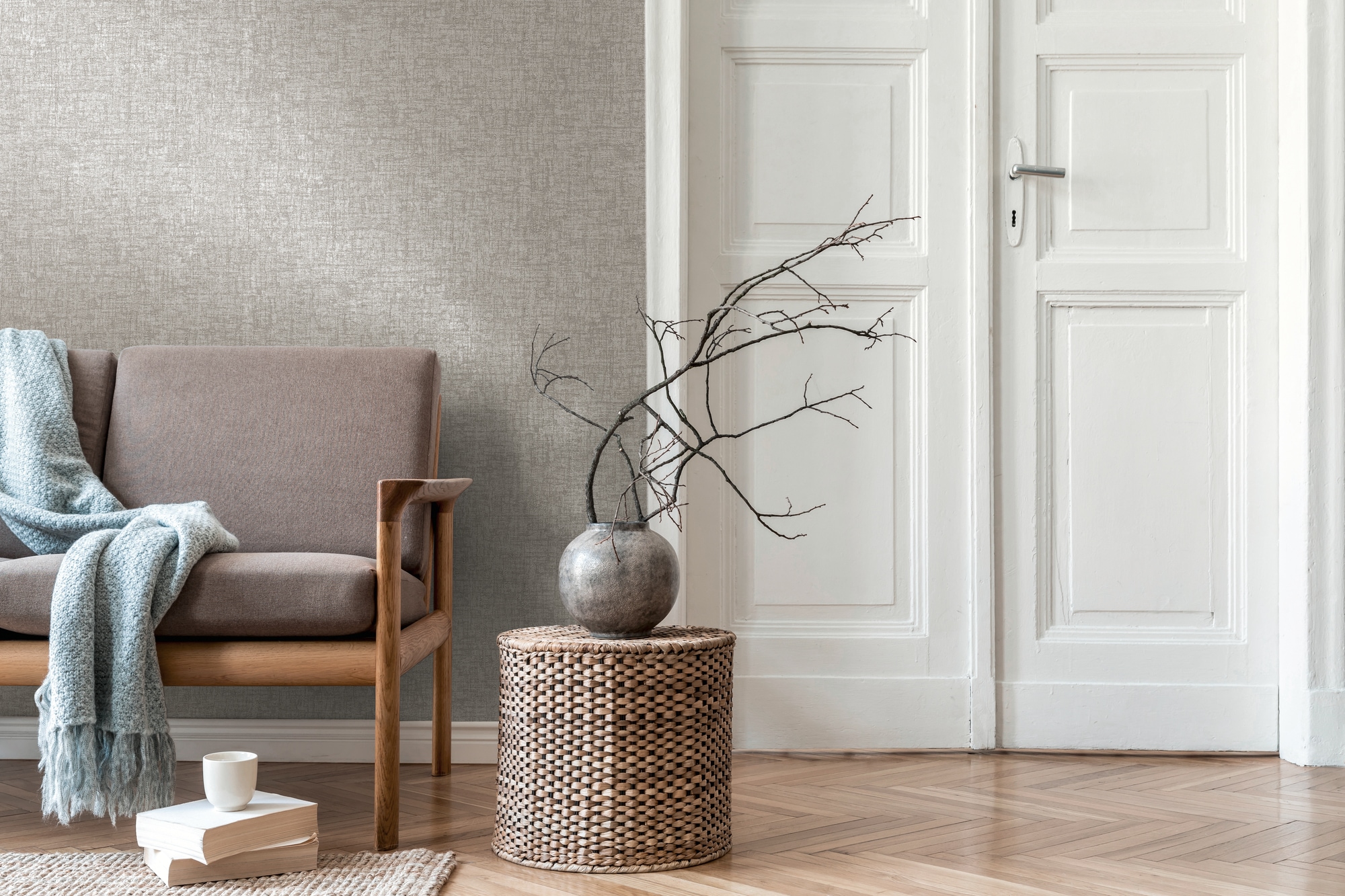 living walls Vliestapete »Smart Surfaces Stein-Optik Tapete Mustertapete Steinwand Steinoptik«, leicht glänzend, Vliestapete Steintapete für Schlafzimmer Küche Wohnzimmer Stein-Optik