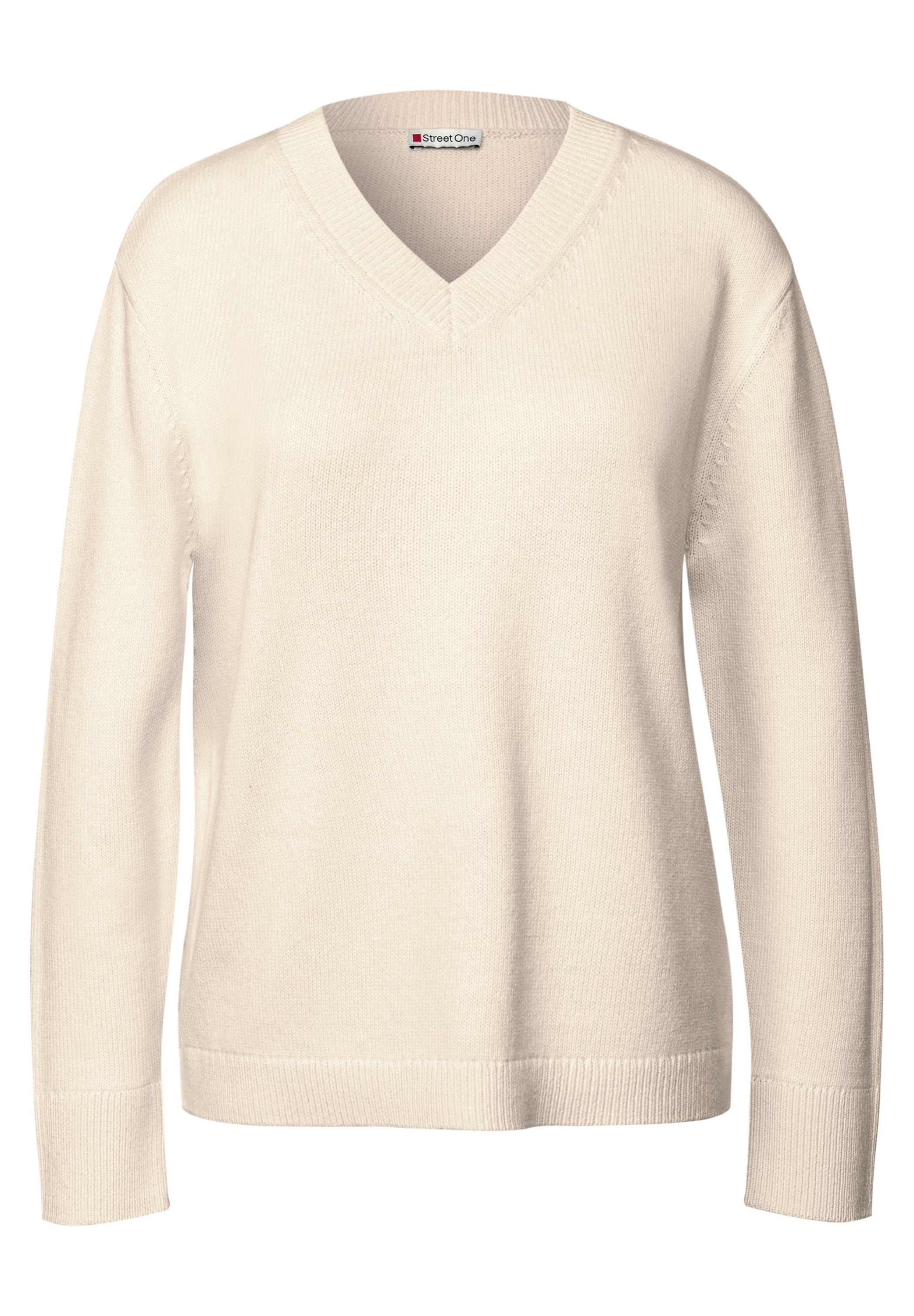 STREET ONE Strickpullover, im soften Baumwoll-Mix