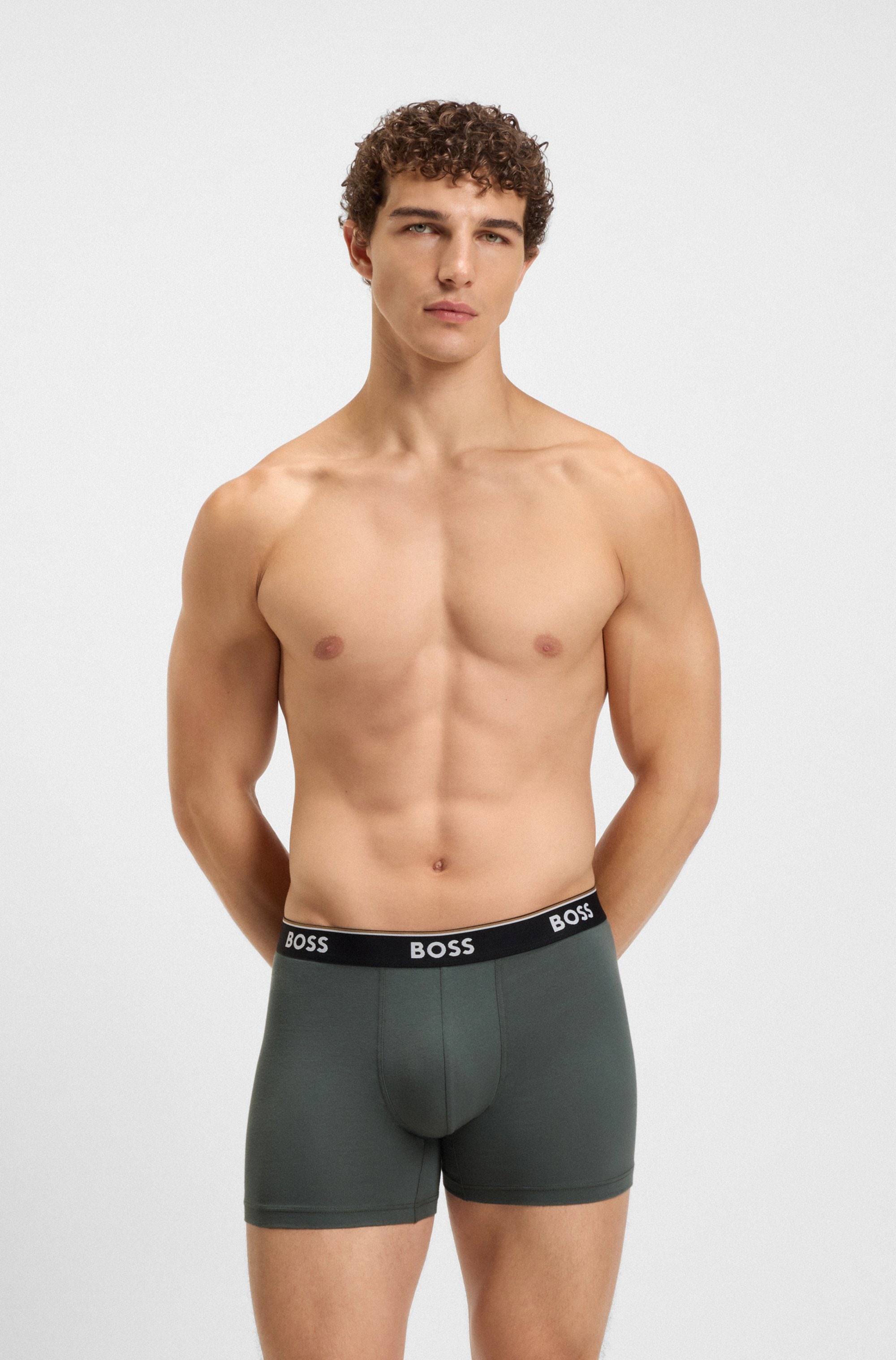 BOSS Boxershorts »BoxerBr 3P Power« 3 Stk. tlg.,
