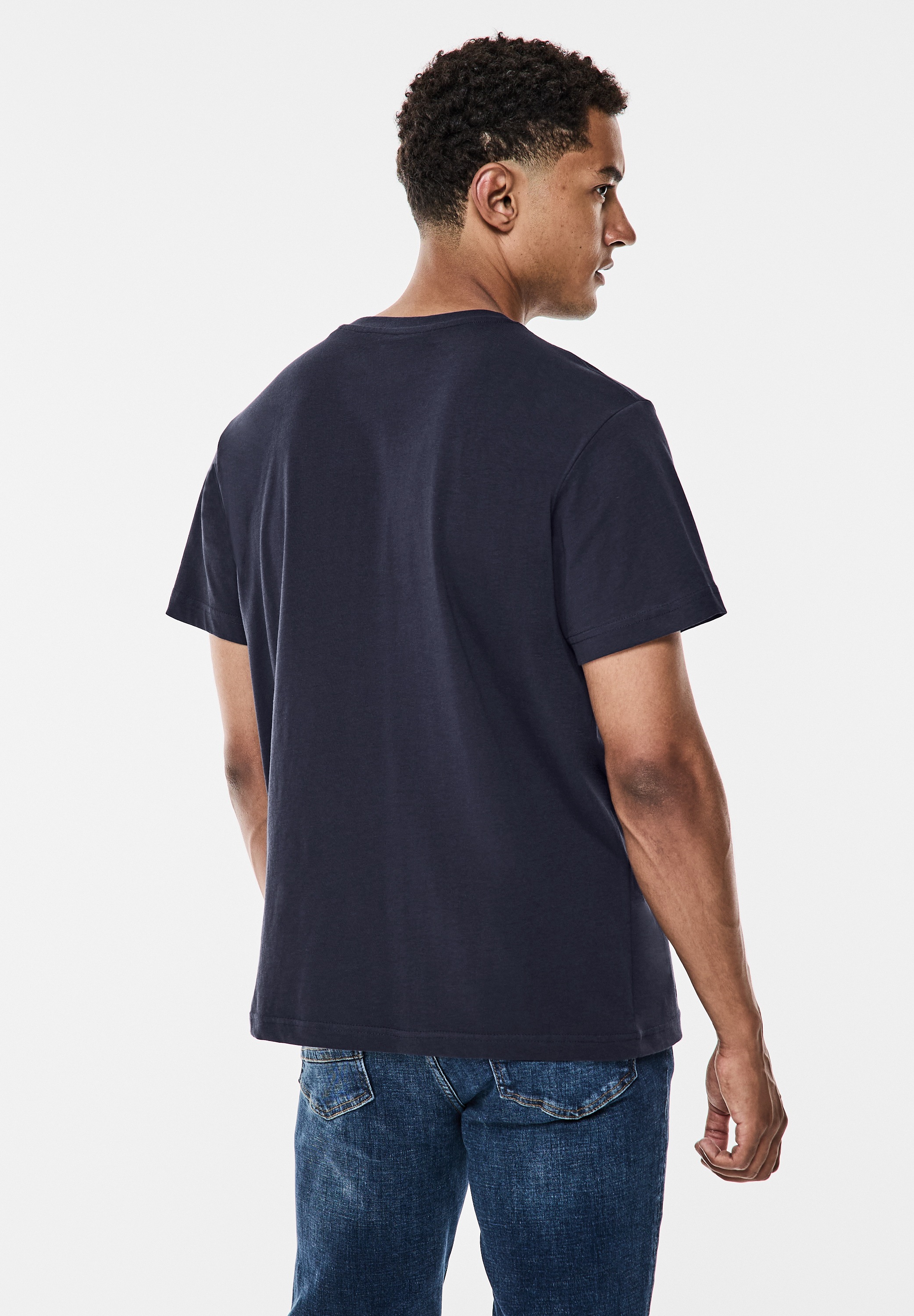 STREET ONE MEN T-Shirt, aus reiner Baumwolle
