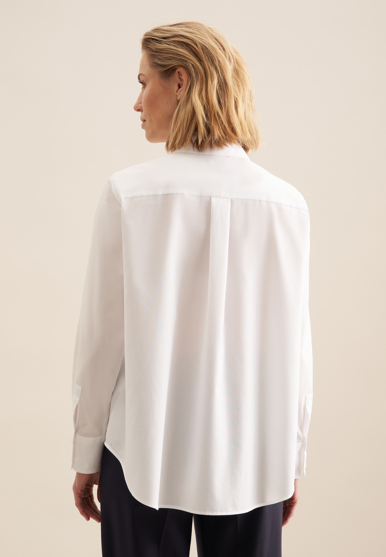 seidensticker Hemdbluse, Kragen Uni