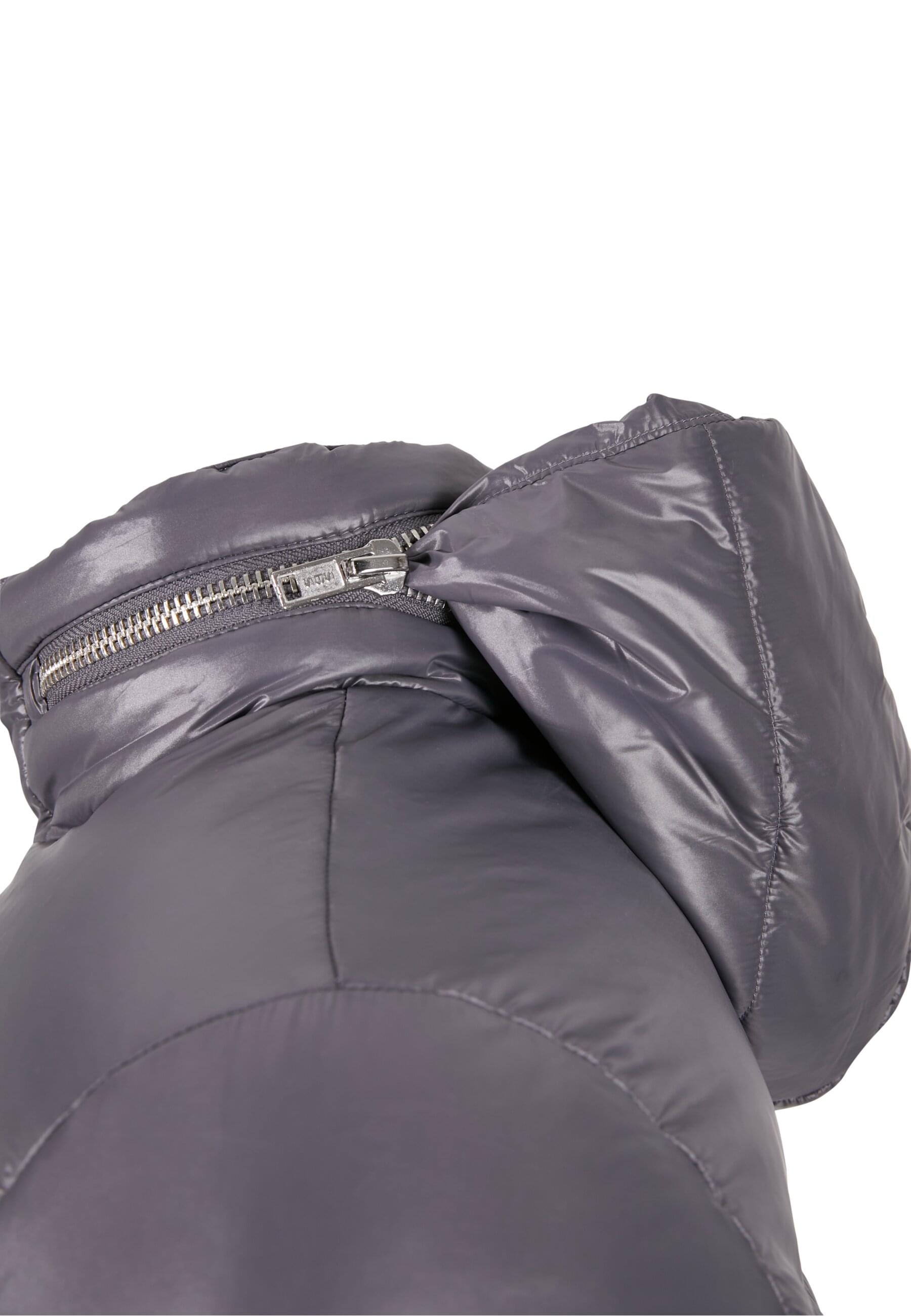 URBAN CLASSICS Winterjacke »Urban Classics Recycled Zip neck Puffer Jacket«, (1 St.), ohne Kapuze