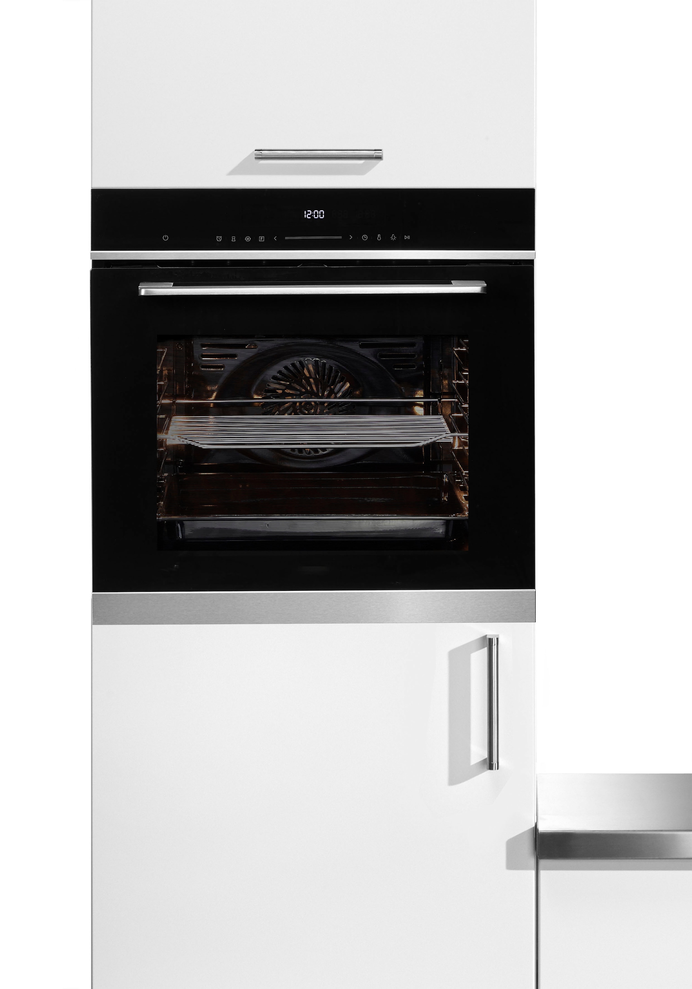 Hanseatic Einbaubackofen  »7NM30T0-E111E00«, Pizzastufe - damit die Pizza perfekt wird