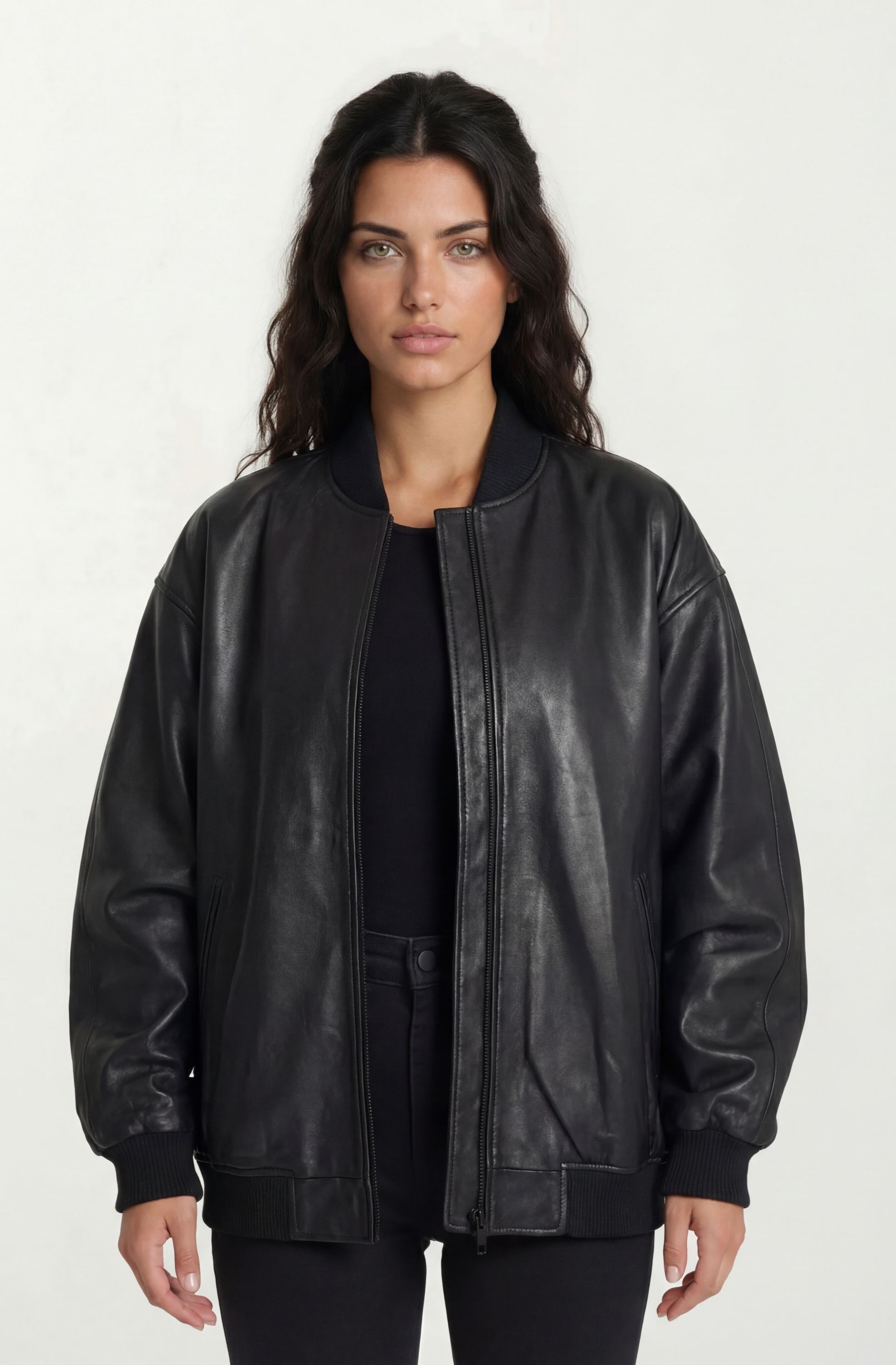 trueprodigy Bomberjacke "Selina Bomberjacke mit Eingrifstaschen" ohne Kapuze