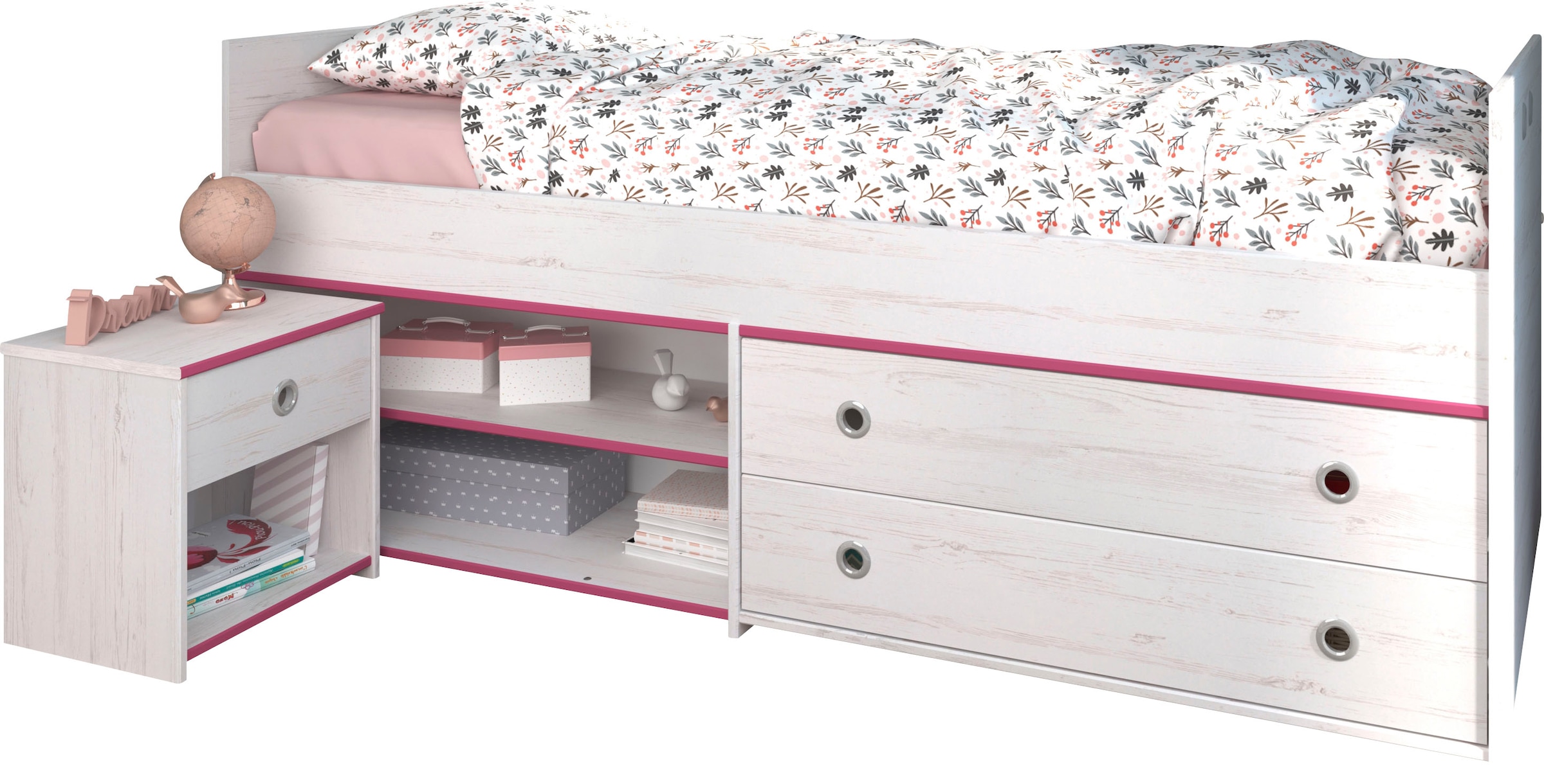 Parisot Jugendzimmer-Set "Smoozy" Kleiderstange, Schreibtisch und Regal mit günstig online kaufen