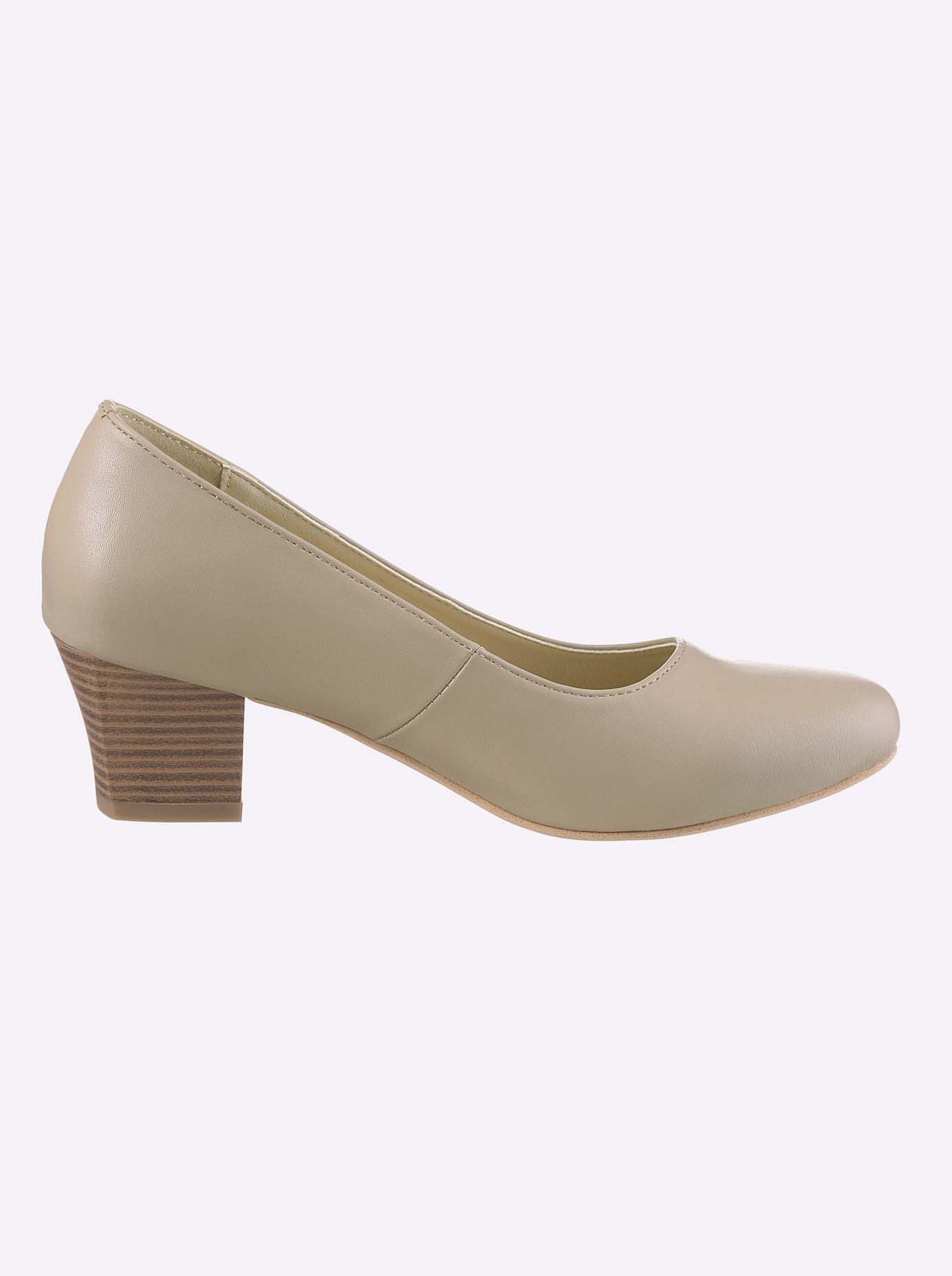 Pumps ANDREA CONTI, Damen, Gr. 40, beige, Lederimitat, Schuhe Pumps 3