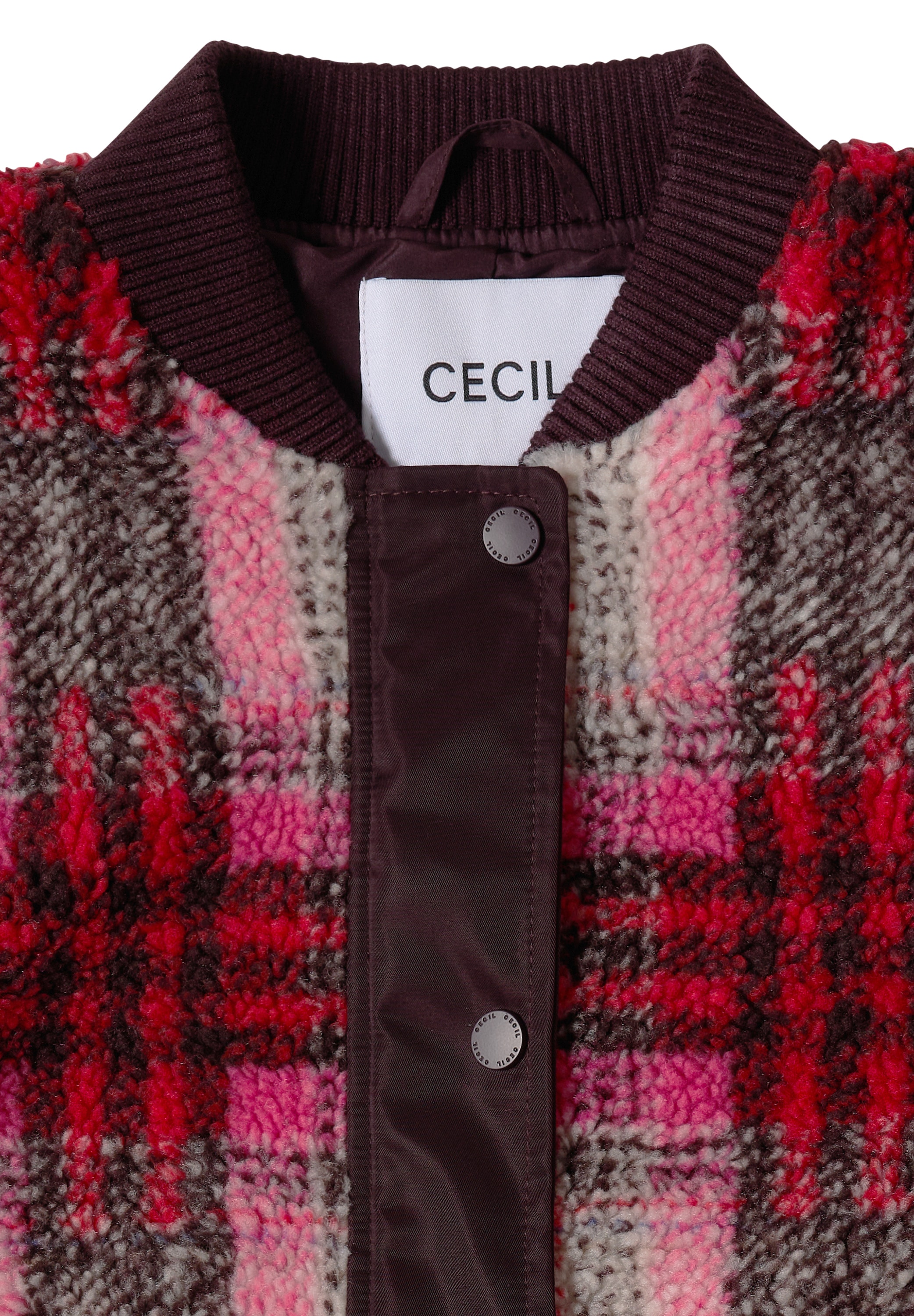 Cecil Blouson ohne Kapuze mit Karomuster