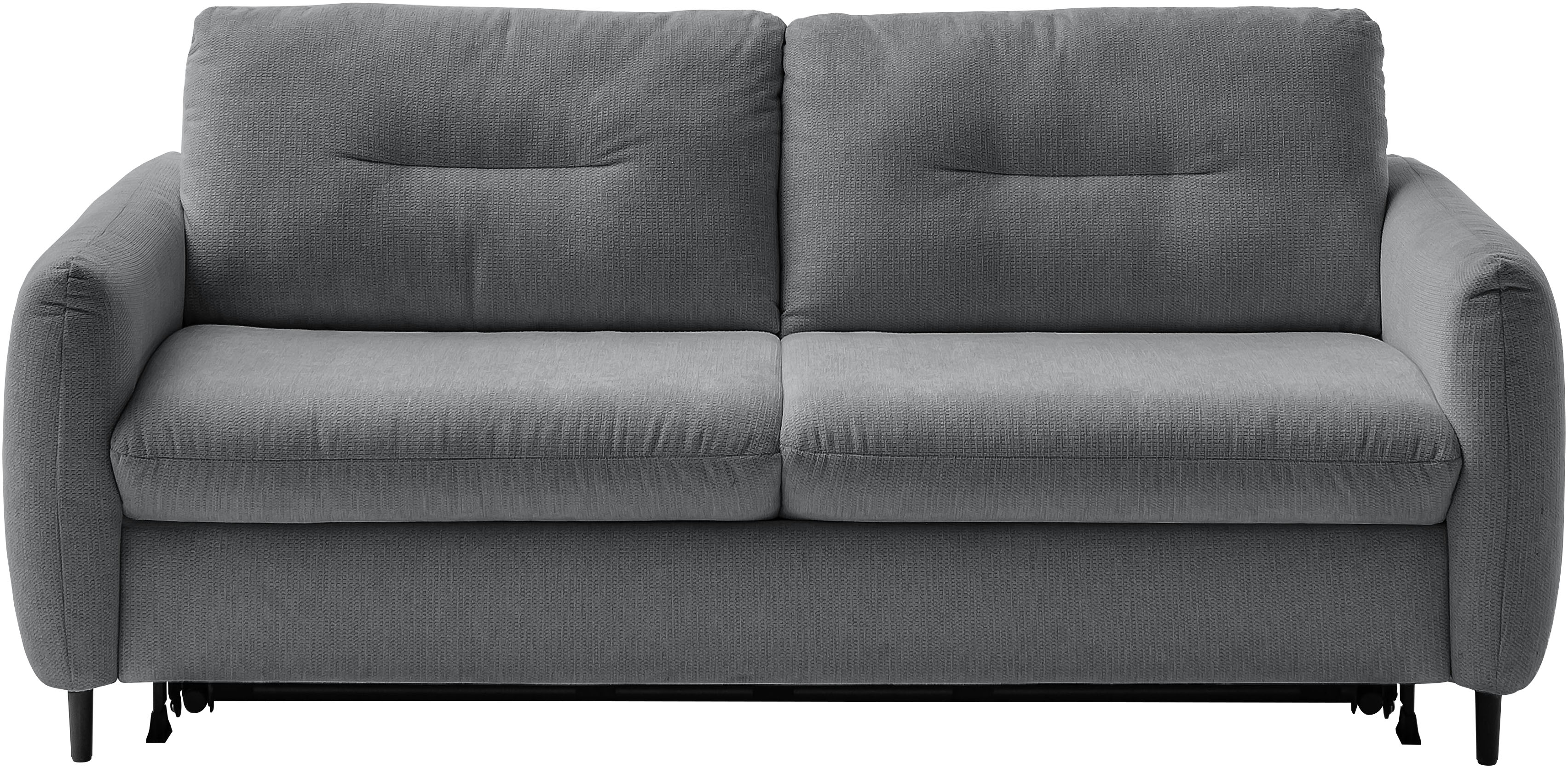 Home affaire 3-Sitzer "Clevina, Dauerschlafsofa mit Kaltschaummatratze, Breite 216 cm" Sofa & Bett in einem – kinderleicht ausklappbar & freistellbar im Raum
