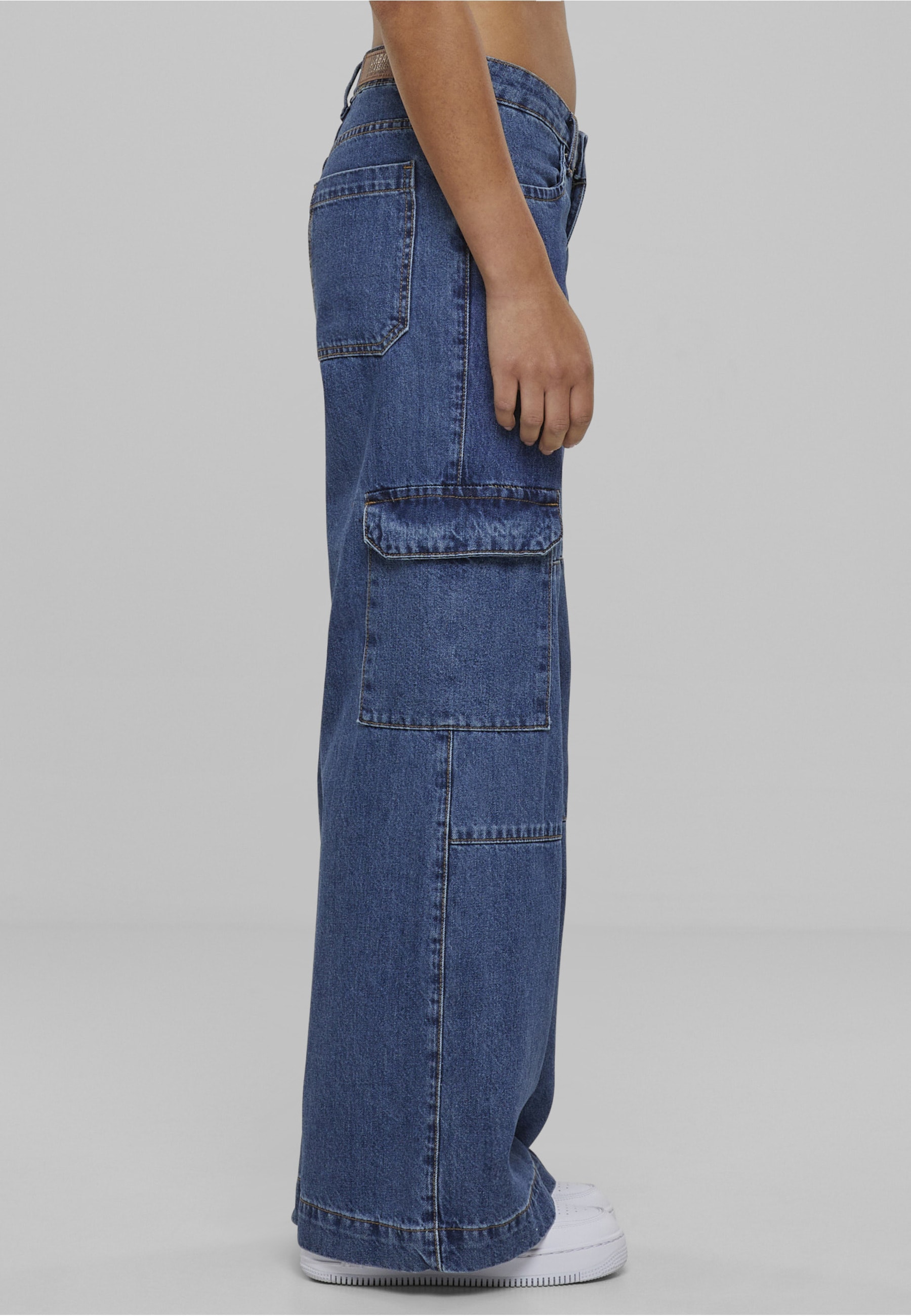 URBAN CLASSICS Cargojeans »Urban Classics Damen Ladies Low Waist Cargo Pants«