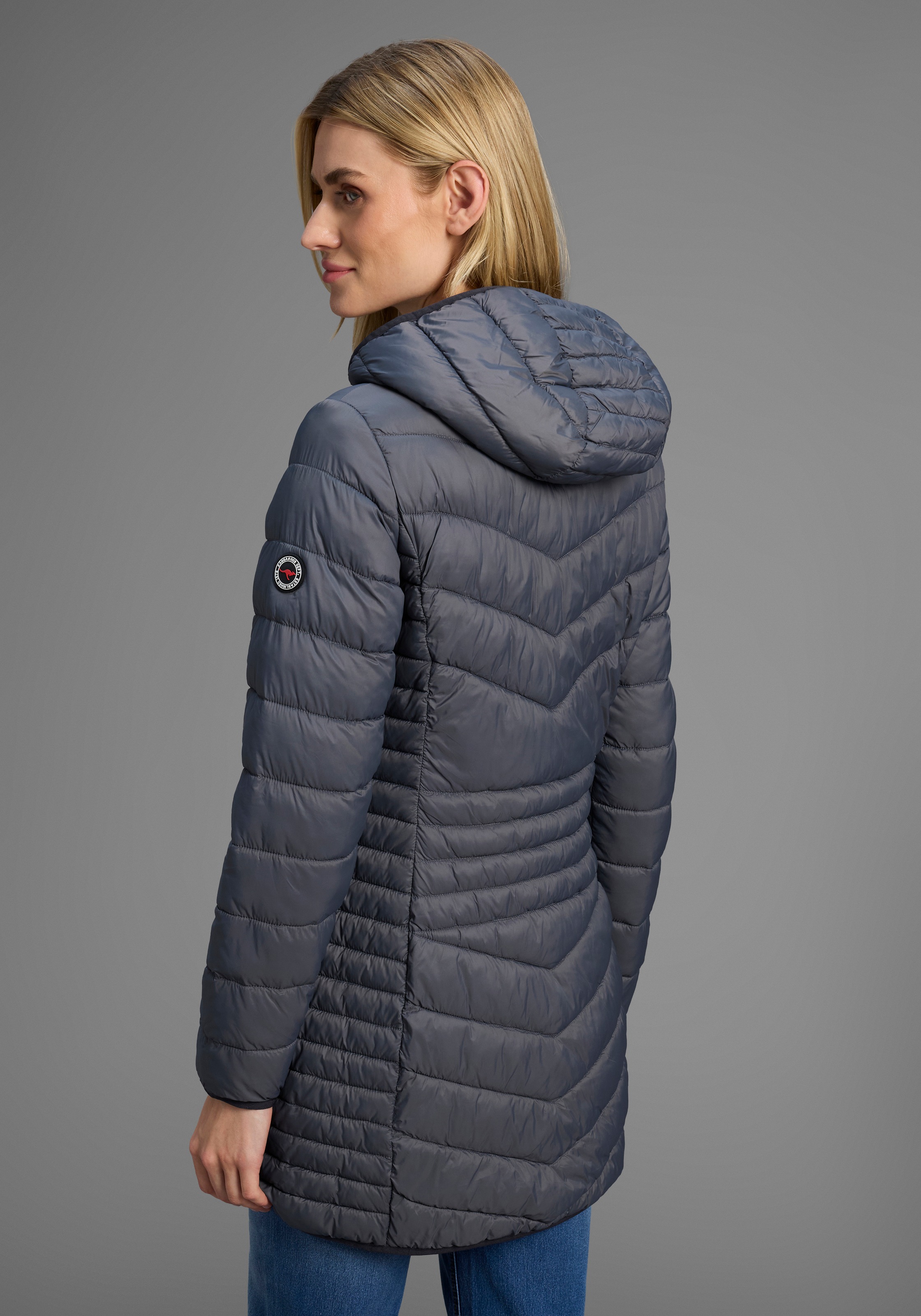 KangaROOS Steppjacke mit Kapuze für den Übergang, aus leichtem Webmaterial, günstig online kaufen
