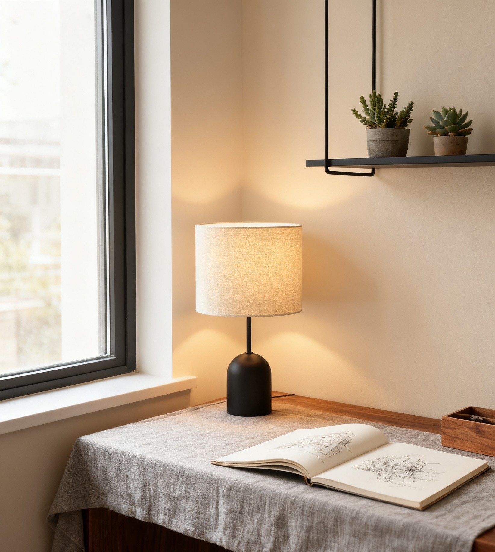 OTTO home Tischleuchte »Charleen« E27