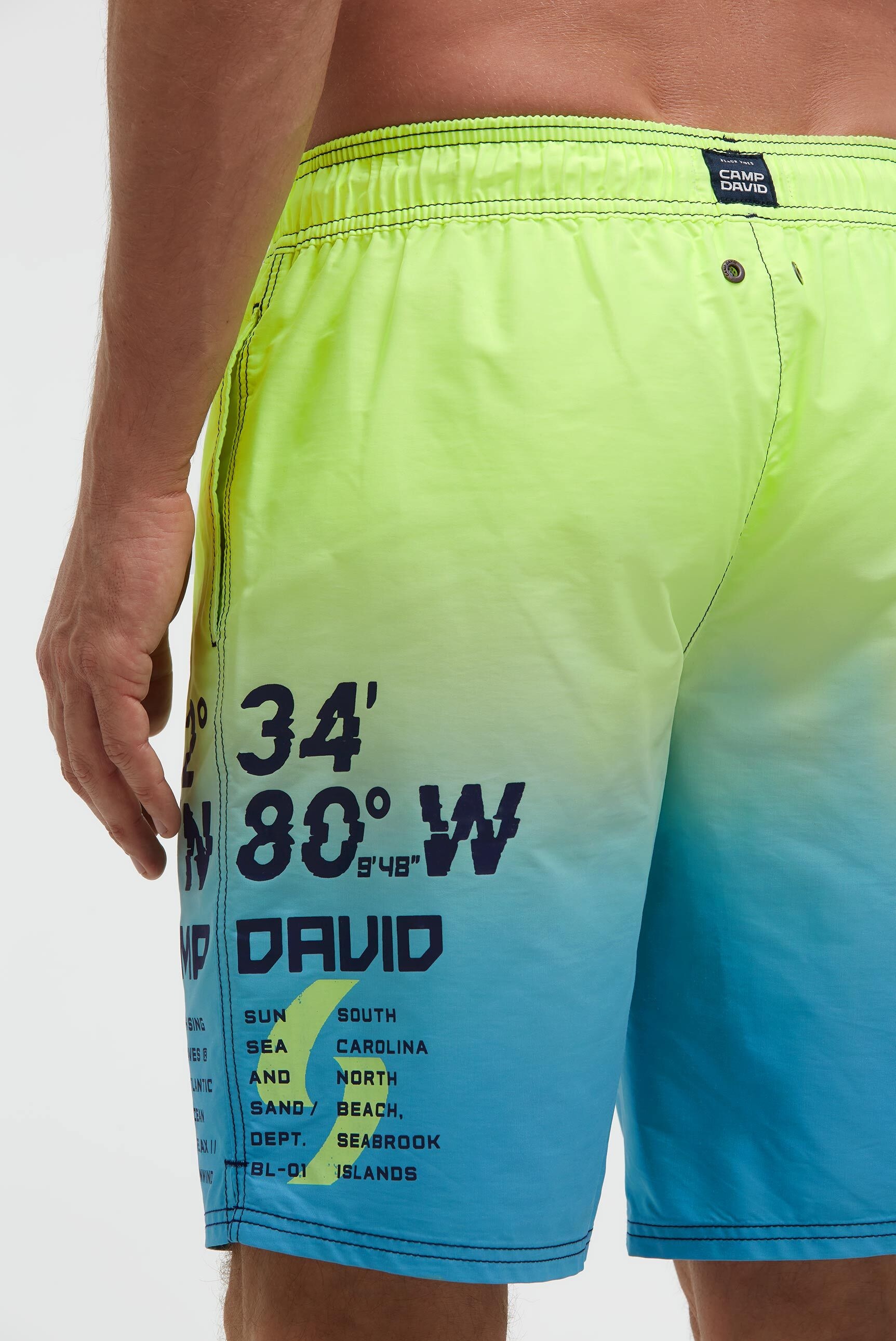 CAMP DAVID Badeshorts mit Einschubtaschen