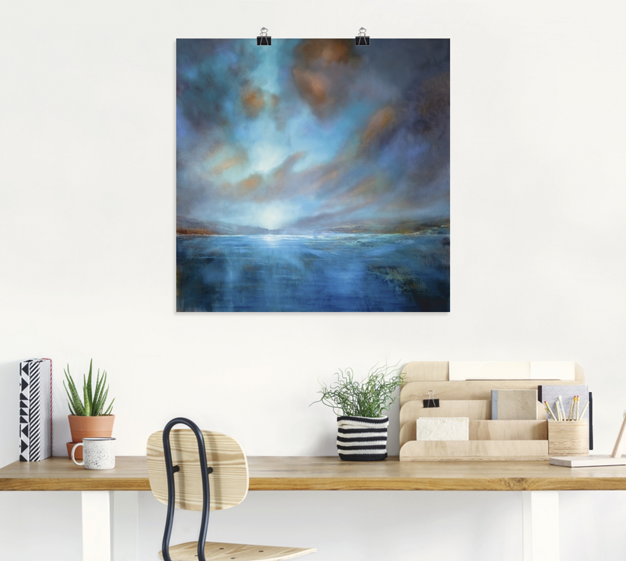Artland Wandbild »Blaue Weite«, Gewässer, (1 St.), als Leinwandbild, Poster in verschied. Größen
